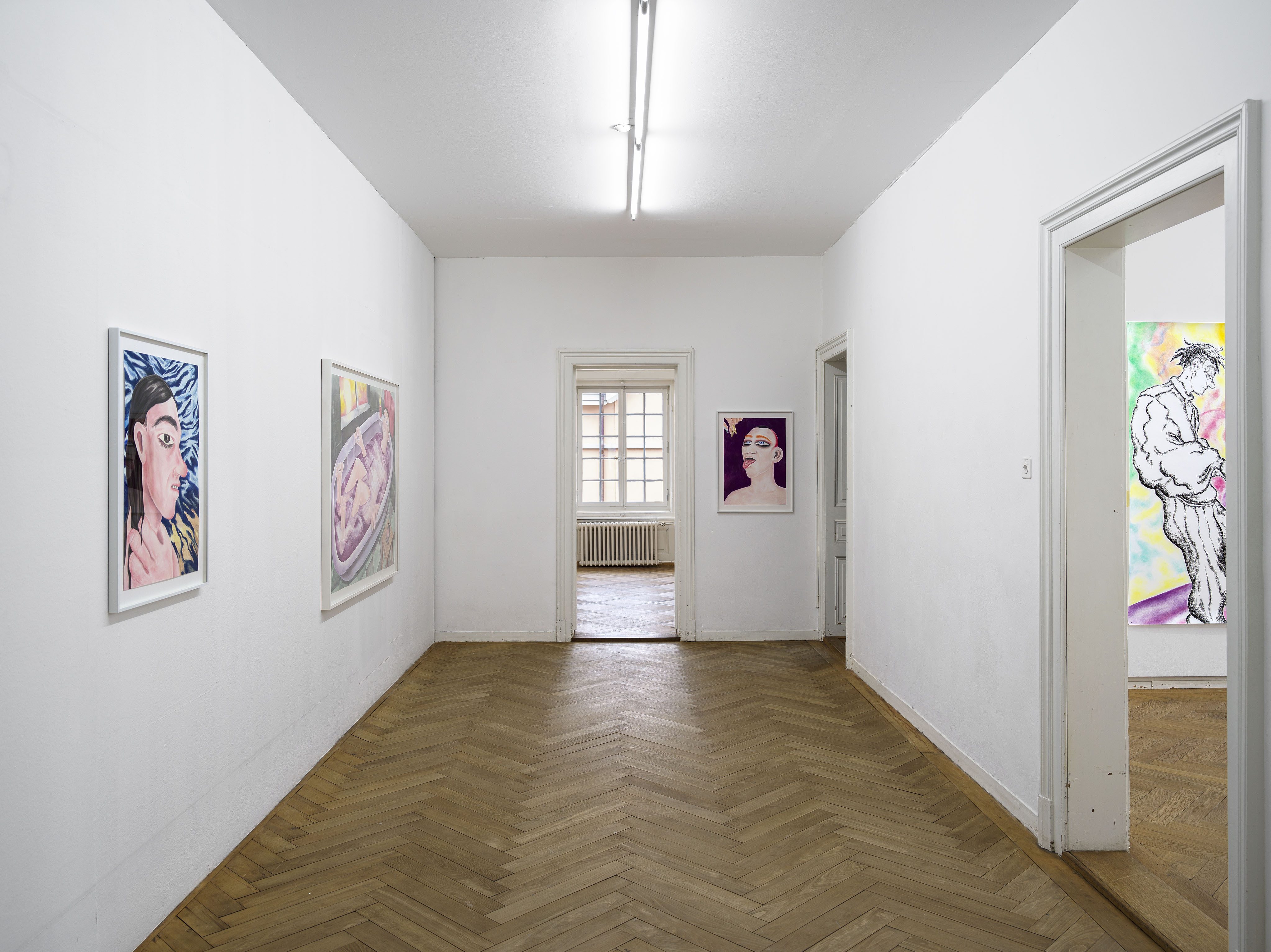 Milva Stutz, Exhibition View „If You See Me Stumble“, Kunsthaus Langenthal, 2024. Photo: Cedric Mussano, Courtesy: The artist, Galerie Barbara Seiler.