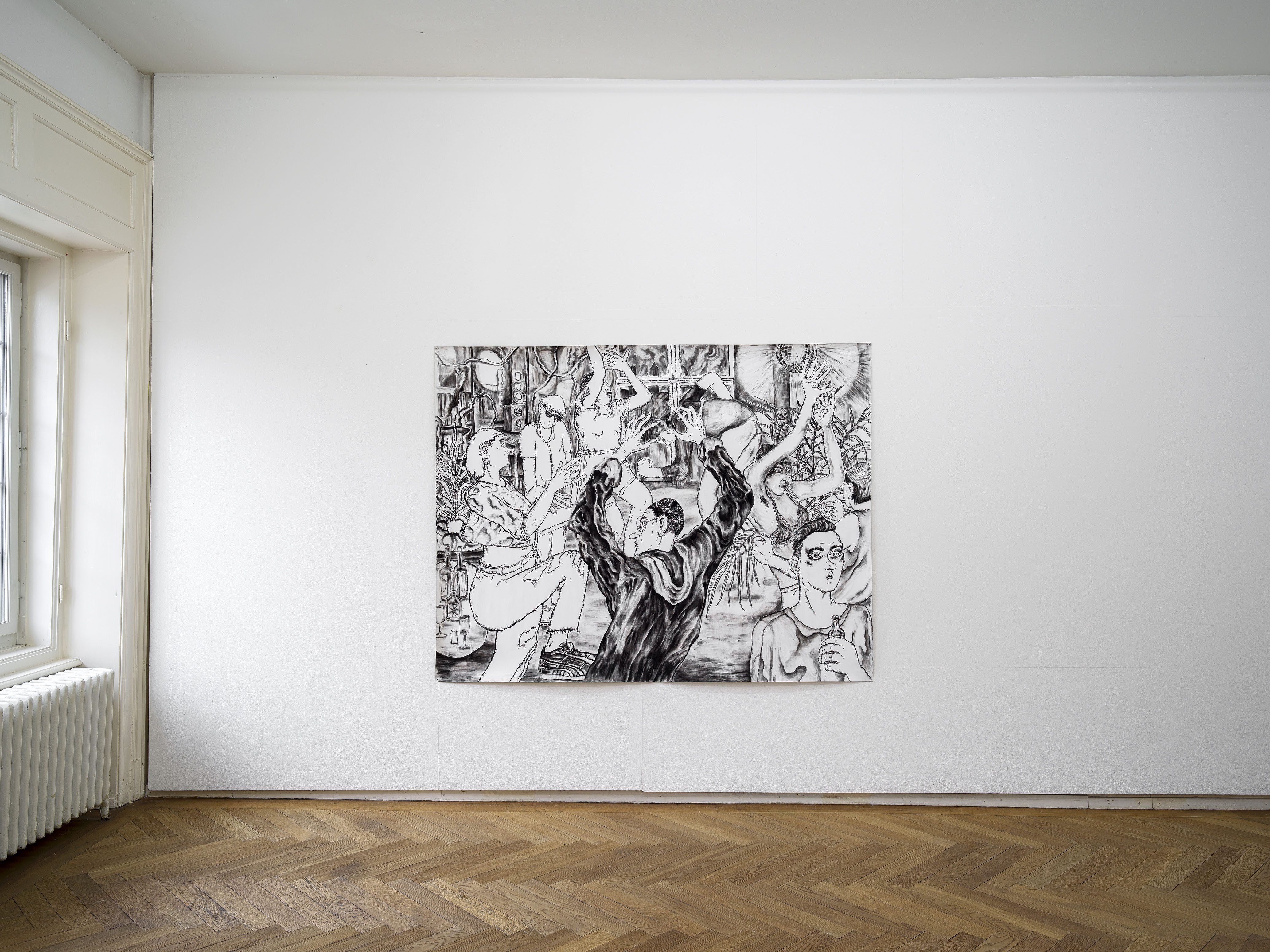 Milva Stutz, Alors On Danse, 2024, Exhibition View „If You See Me Stumble“, Kunsthaus Langenthal, 2024. Photo: Cedric Mussano, Courtesy: The artist, Galerie Barbara Seiler.