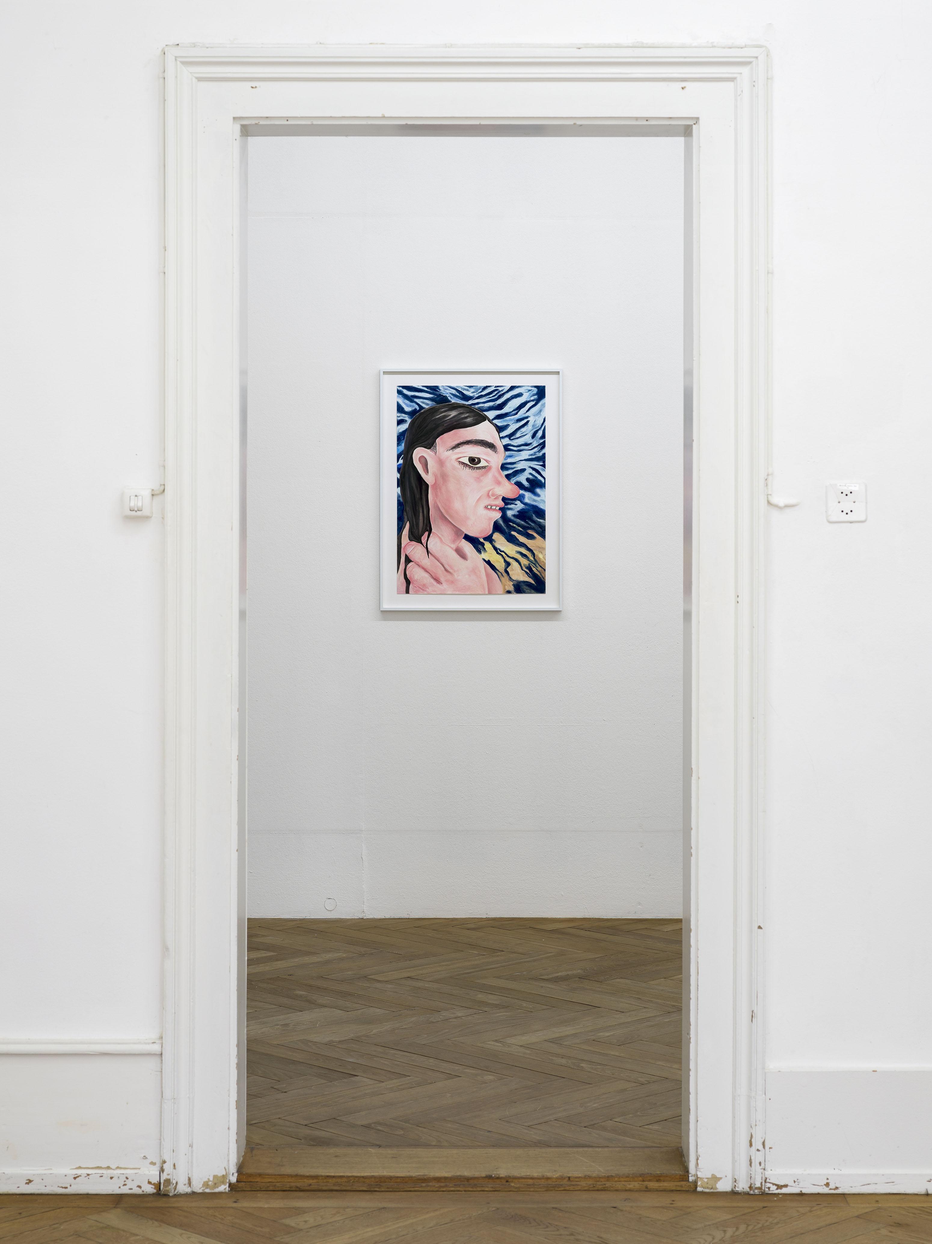 Milva Stutz, Nightmare Girl, 2024, Exhibition View „If You See Me Stumble“, Kunsthaus Langenthal, 2024. Photo: Cedric Mussano, Courtesy: The artist, Galerie Barbara Seiler.