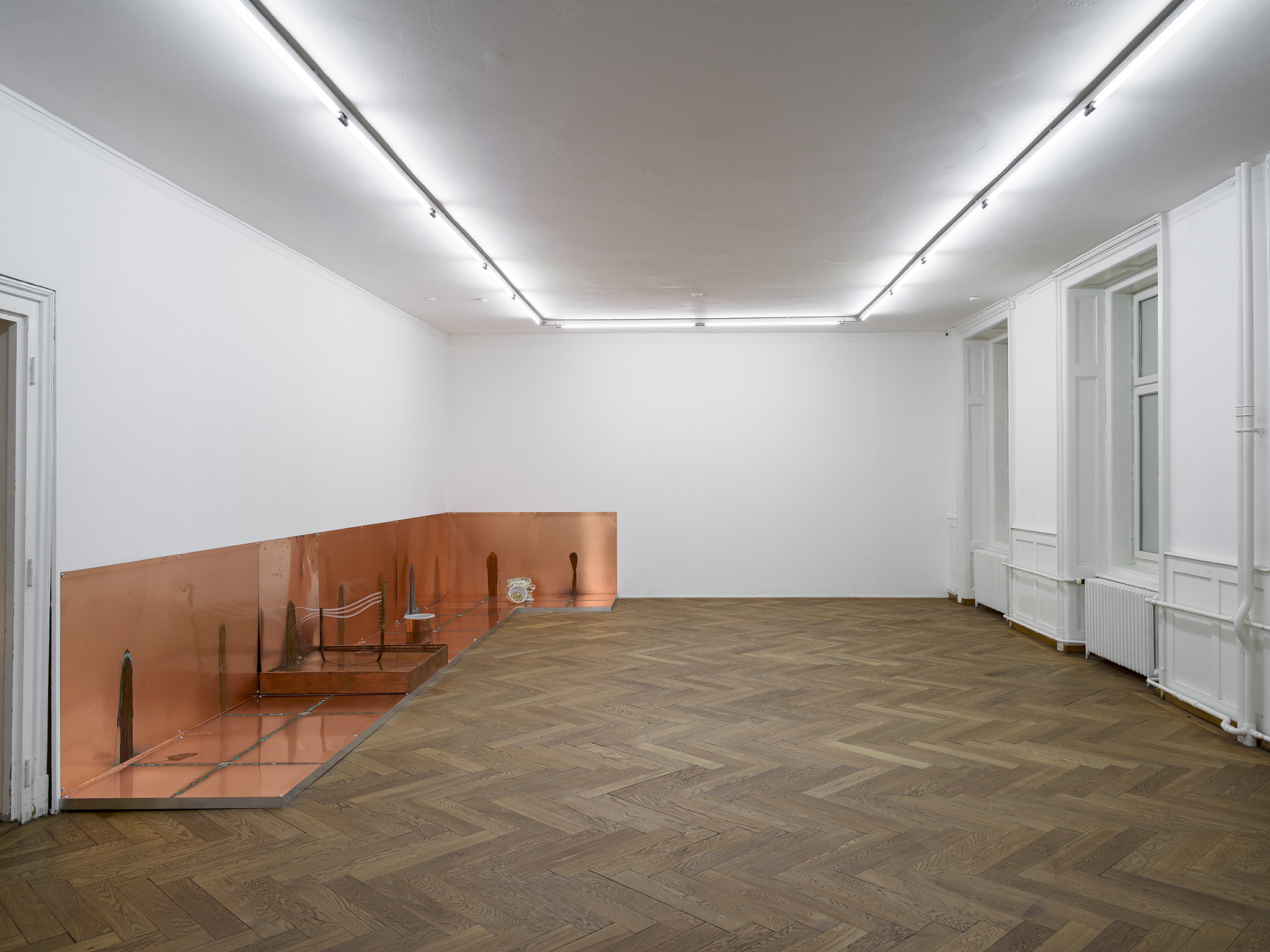 Lou Masduraud, Self-Portrait As A Fountain Of You (Identity Crisis), 2024, Exhibition View âWhat Cracks?â, Kunsthaus Langenthal, 2024. Photo: Cedric Mussano, Courtesy: The artist.