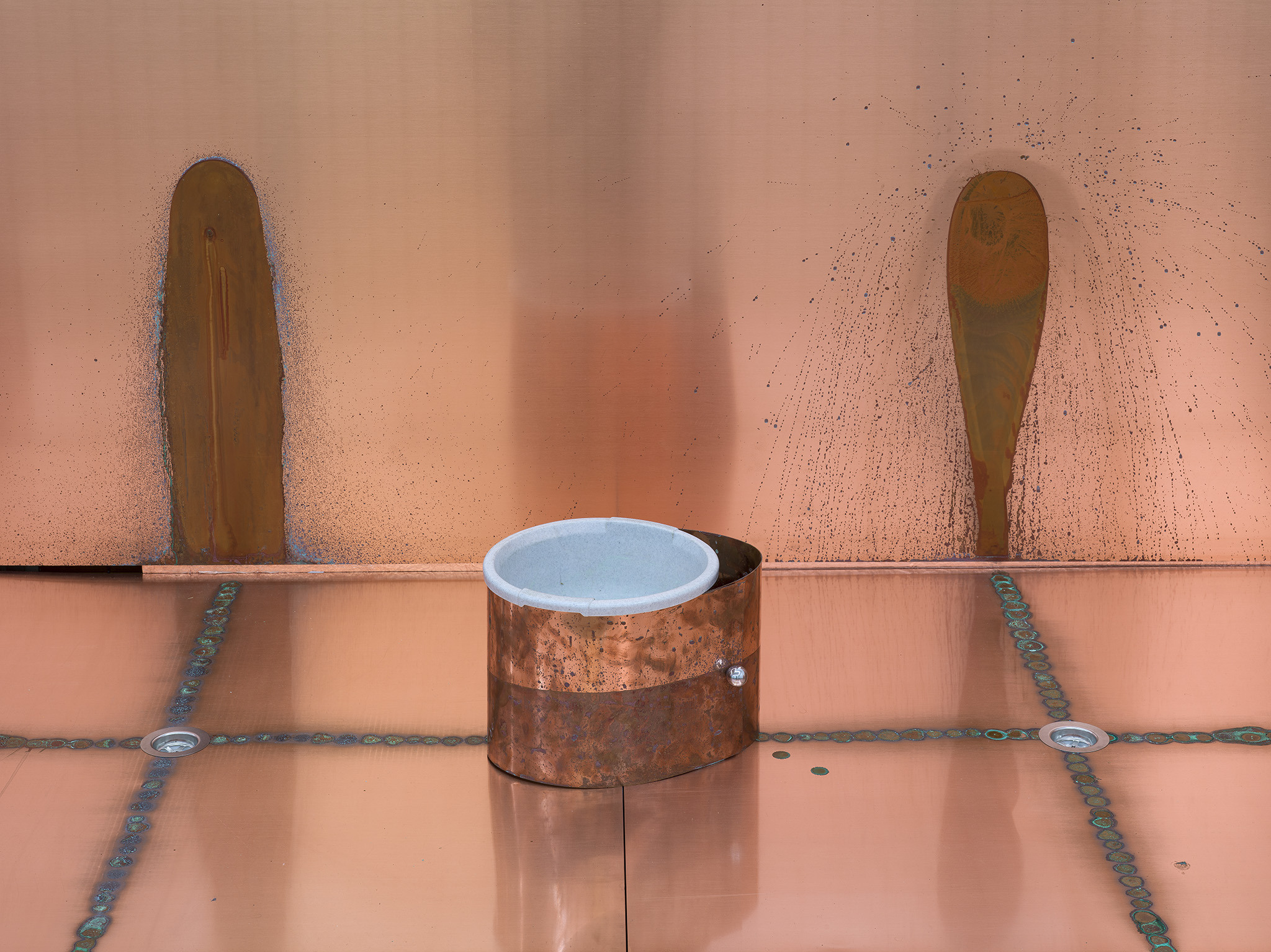Lou Masduraud, Self-Portrait As A Fountain Of You (Identity Crisis), Detail, 2024, Exhibition View âWhat Cracks?â, Kunsthaus Langenthal, 2024. Photo: Cedric Mussano, Courtesy: The artist.