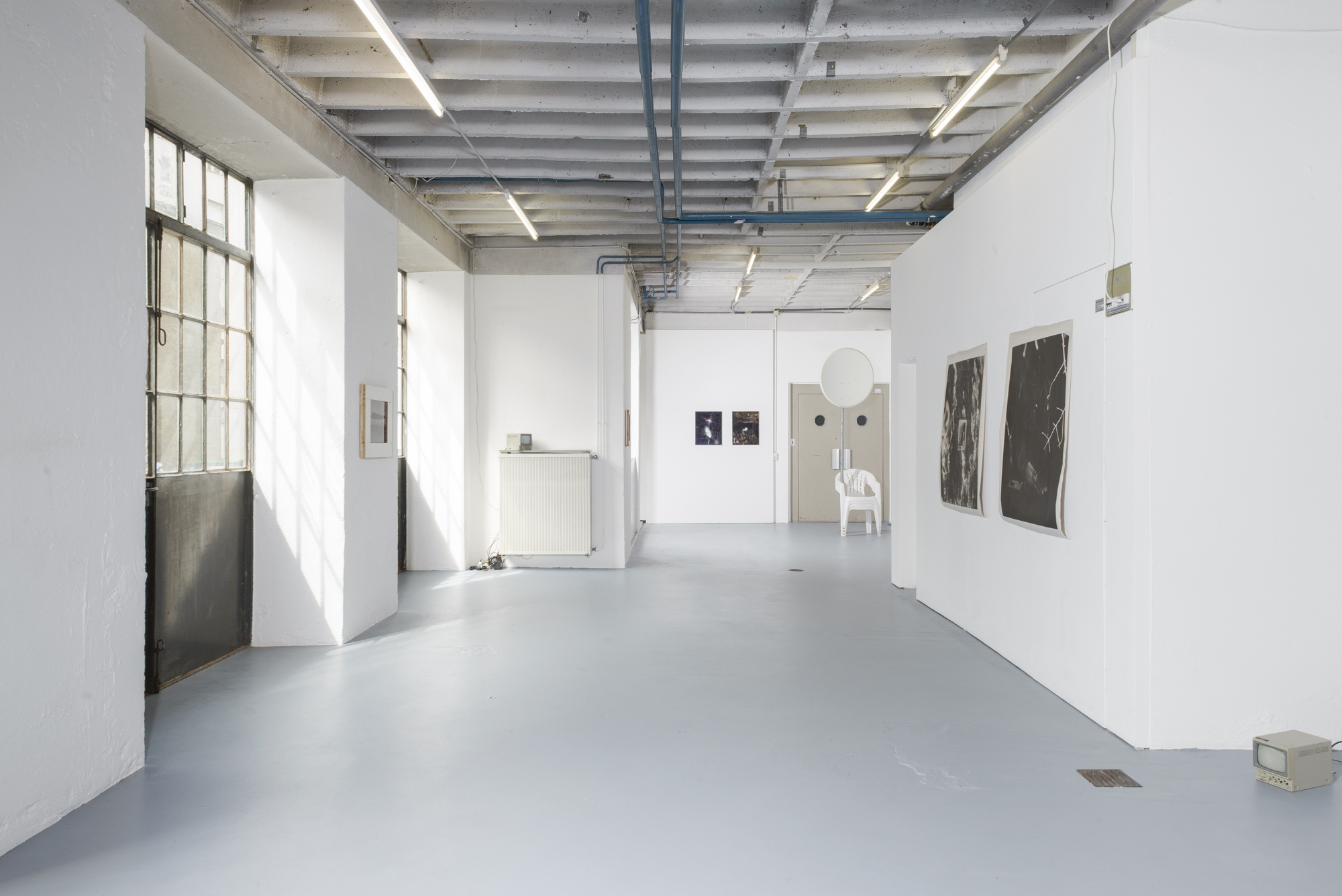 Exhibition view, « Upon Onda », Yvan Alvarez & Dylan Hausthor at Standard/Deluxe, Lausanne, 2024 / Photo : YAL / Courtesy : the artists and Standard/Deluxe
