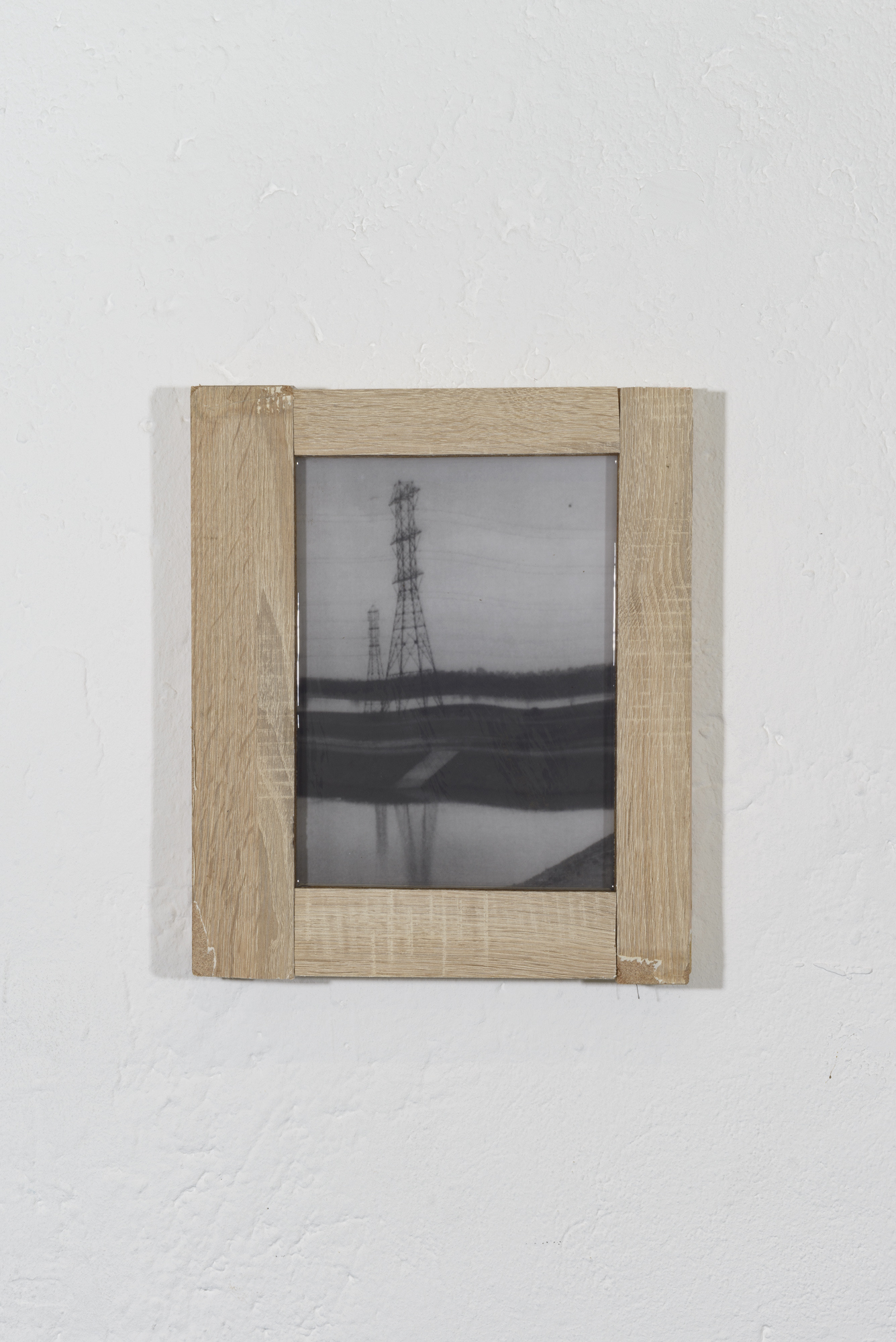 Yvan Alvarez, « IMG_9168 », 2024, Black and white silver gelatin print, wood, resin, 39 x 32,5 x 4 cm / Photo : YAL / Courtesy : the artists and Standard/Deluxe
