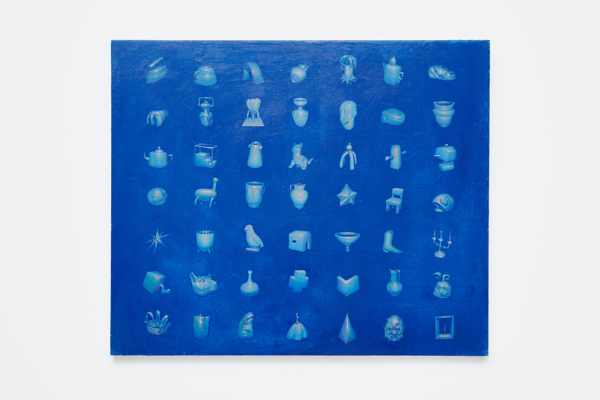 Nikita Senkevych, Die Reihe, 2023, Oil on canvas