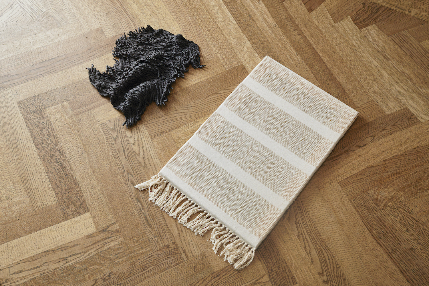 Marjan Baniasadi, Whispers of Time, 2024, Installation, ceramics and textile ceramics