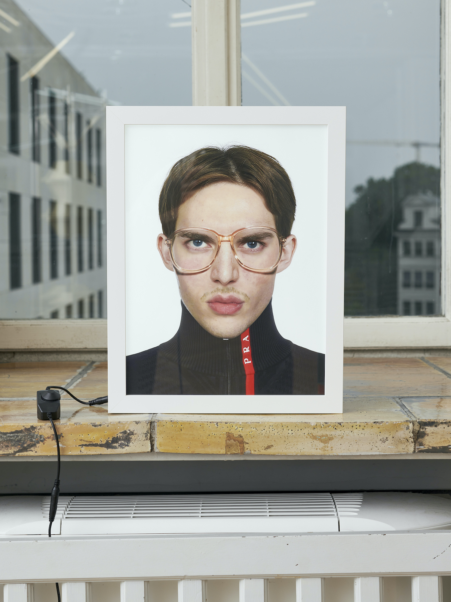 The BERG, « ONES » (2024)/ Opt I., Light box with photomontage on backlit paper