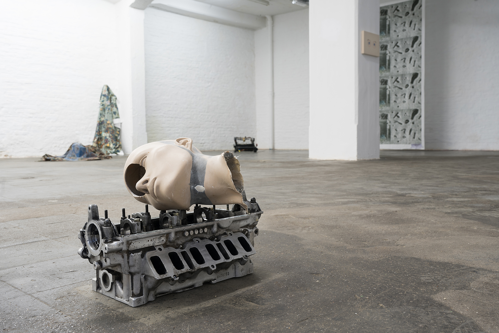 Exhibition view: Frances Scholz, Nicolas Lamas