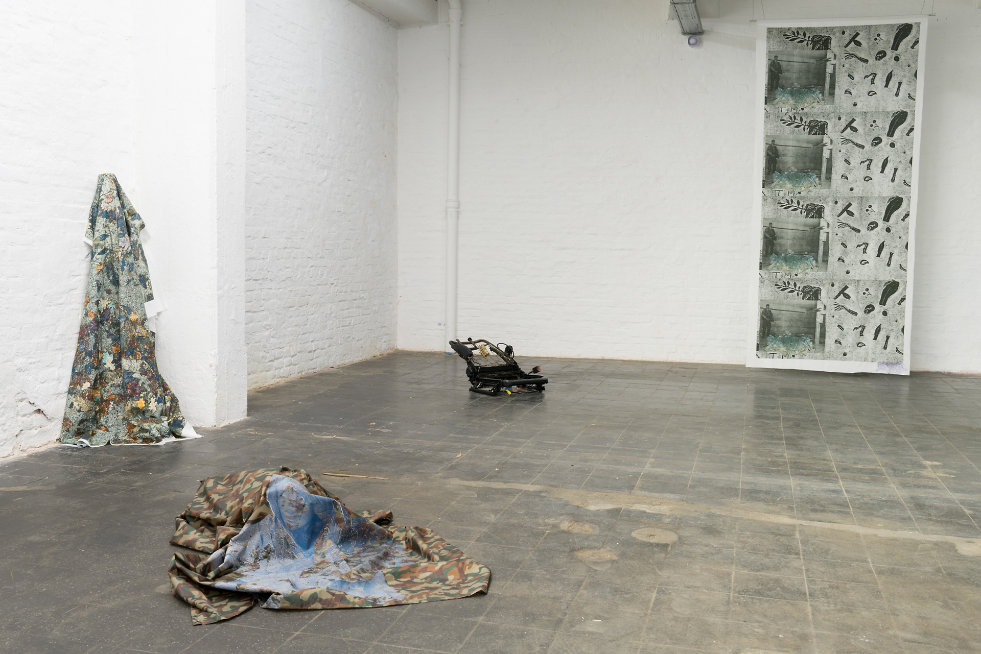 Exhibition view: Frances Scholz, Nicolas Lamas