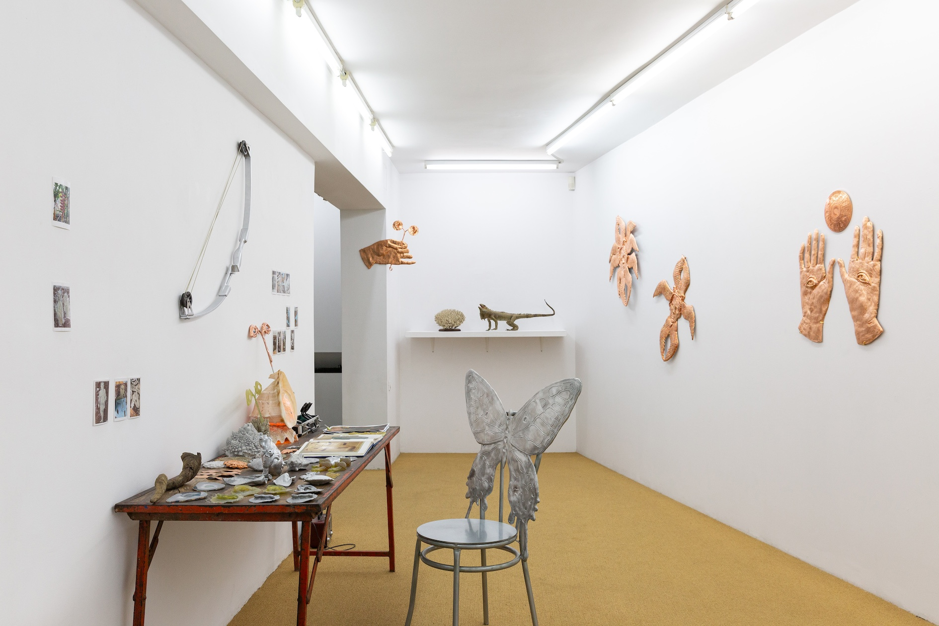 Dimitris Gketsis, Through the keyhole, 2024, Installation view at The Breeder, Athens, 2024, © the artist, Courtesy The Breeder