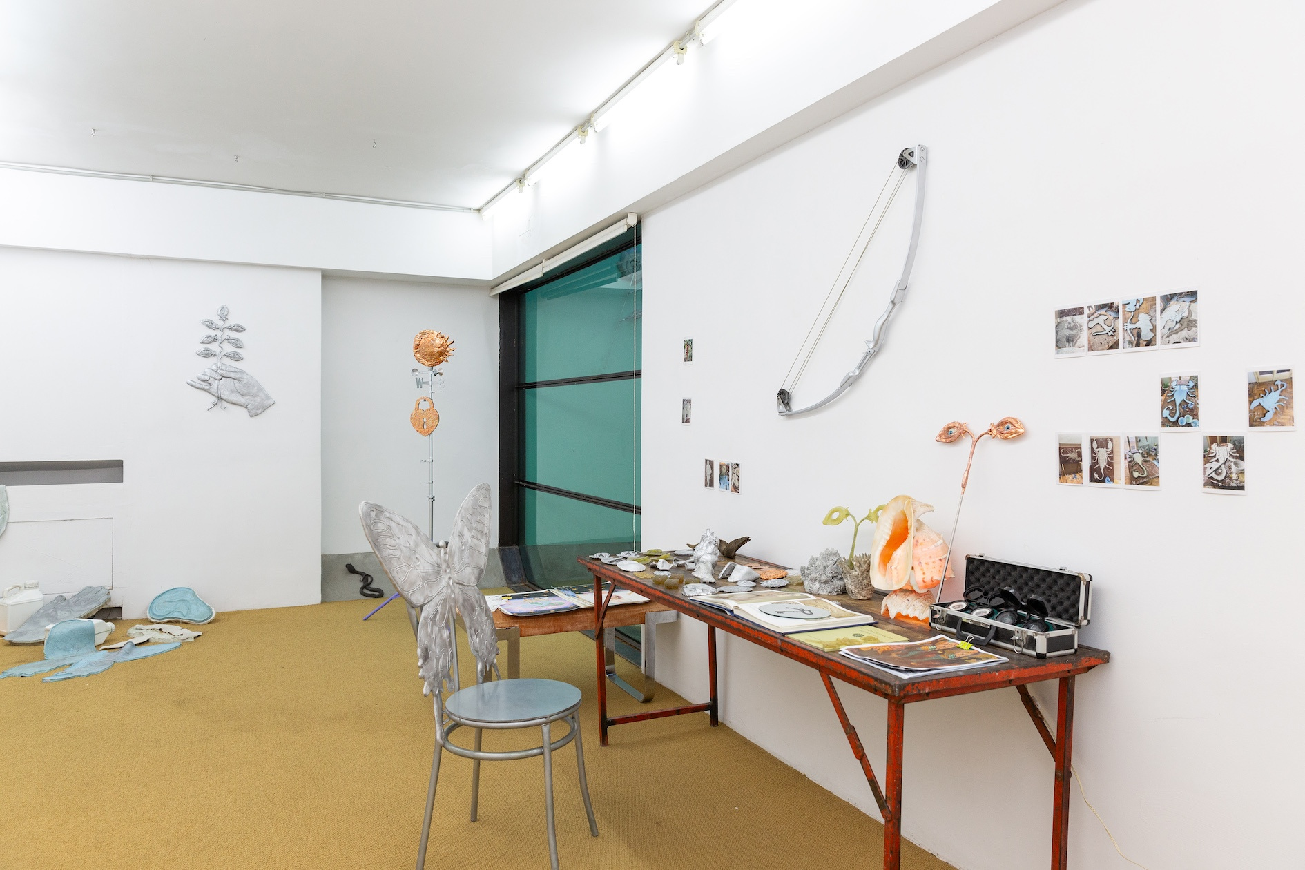 Dimitris Gketsis, Through the keyhole, 2024, Installation view at The Breeder, Athens, 2024, © the artist, Courtesy The Breeder