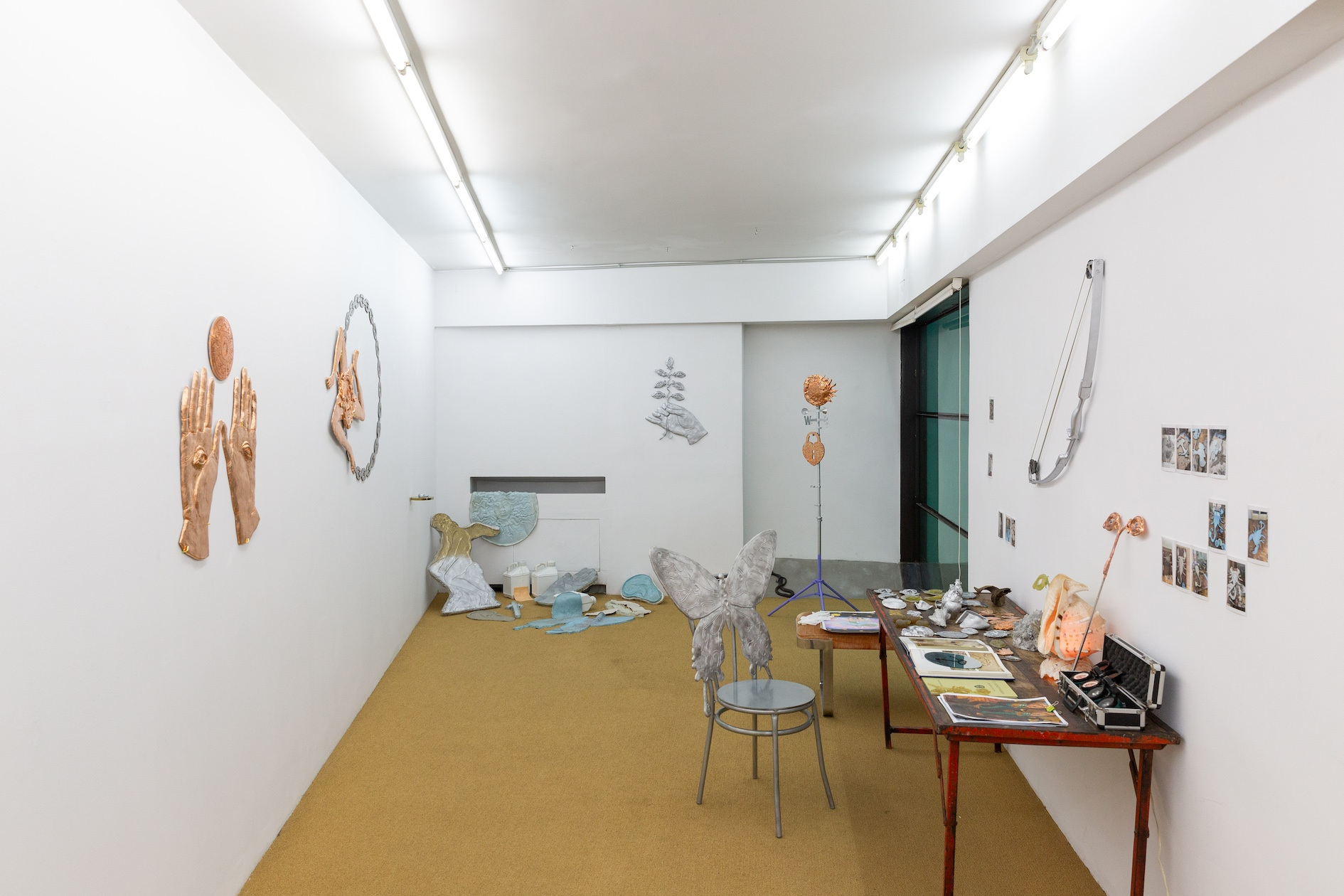 Dimitris Gketsis, Through the keyhole, 2024, Installation view at The Breeder, Athens, 2024, © the artist, Courtesy The Breeder