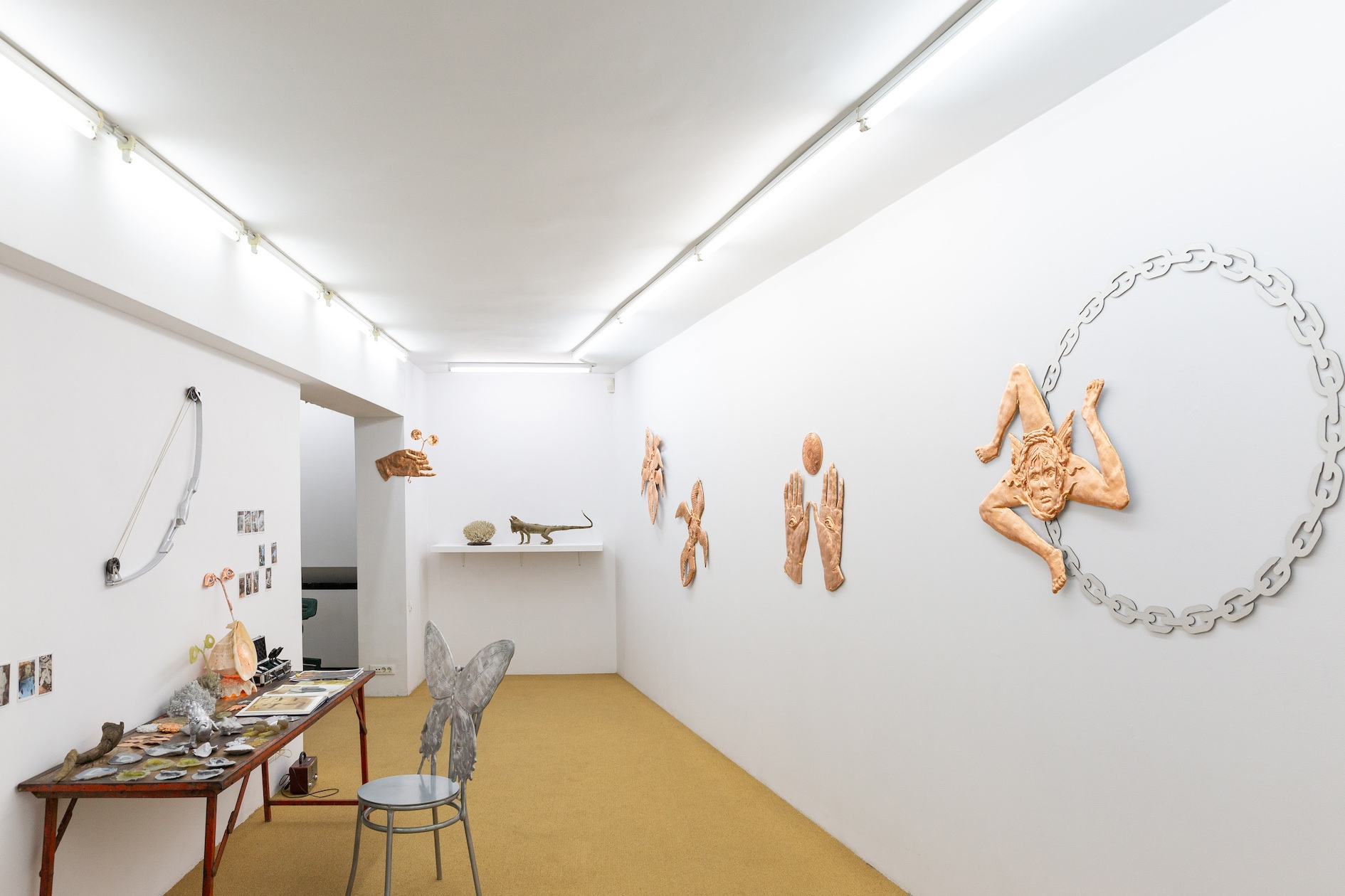 Dimitris Gketsis, Through the keyhole, 2024, Installation view at The Breeder, Athens, 2024, © the artist, Courtesy The Breeder