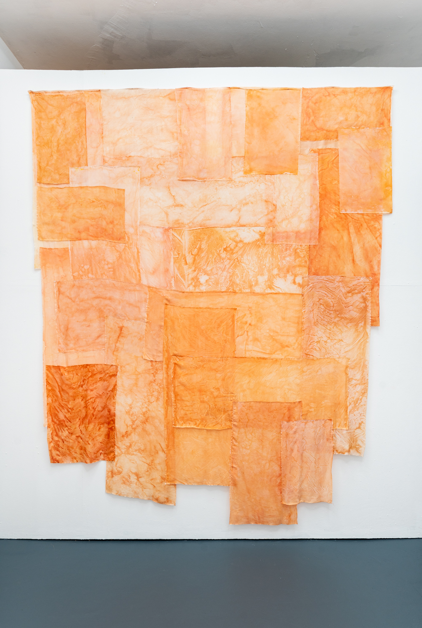 âDream skinâ patchwork, painted viscose, 2024.