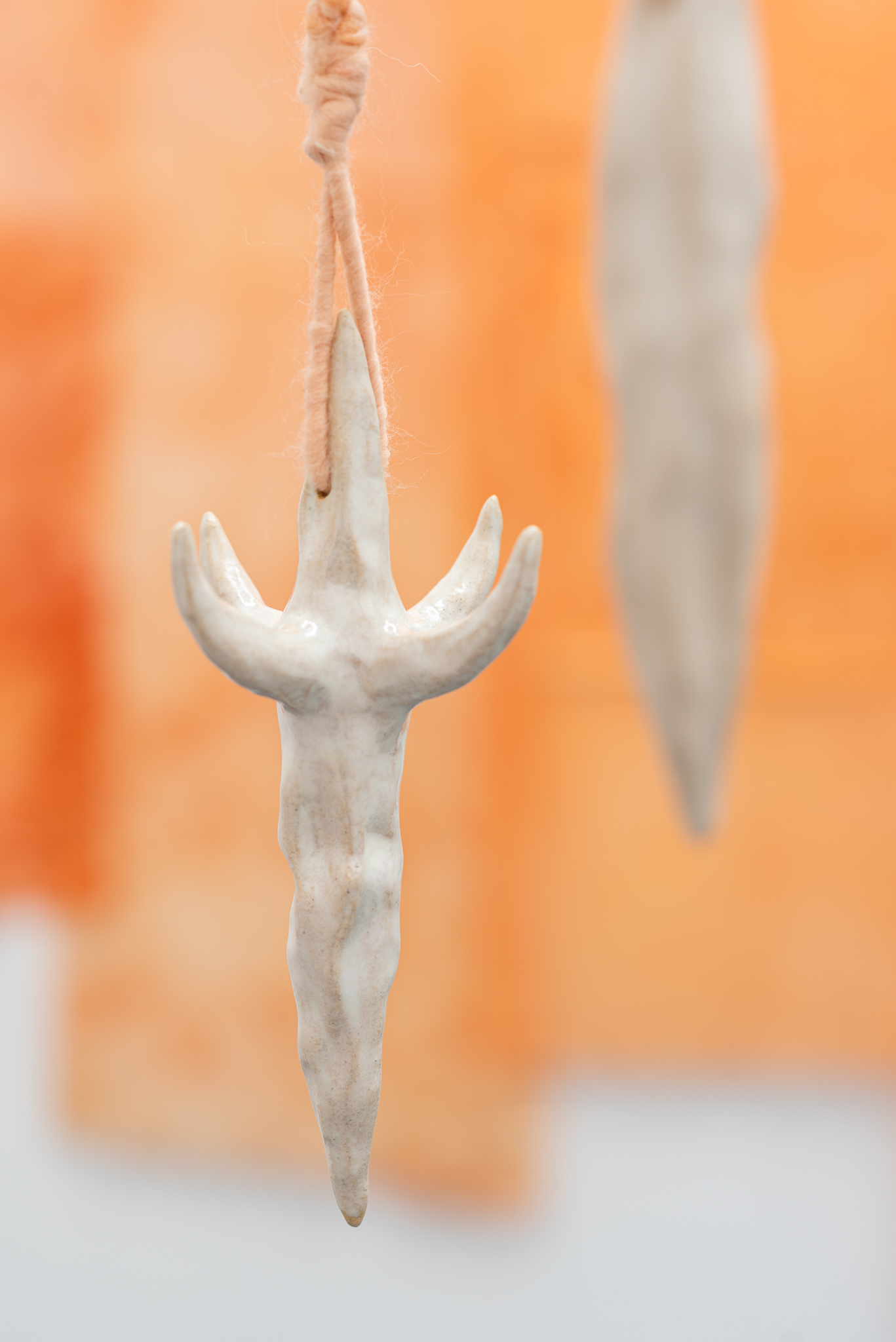 âDream Talismansâ, ceramics, wool, 2024.