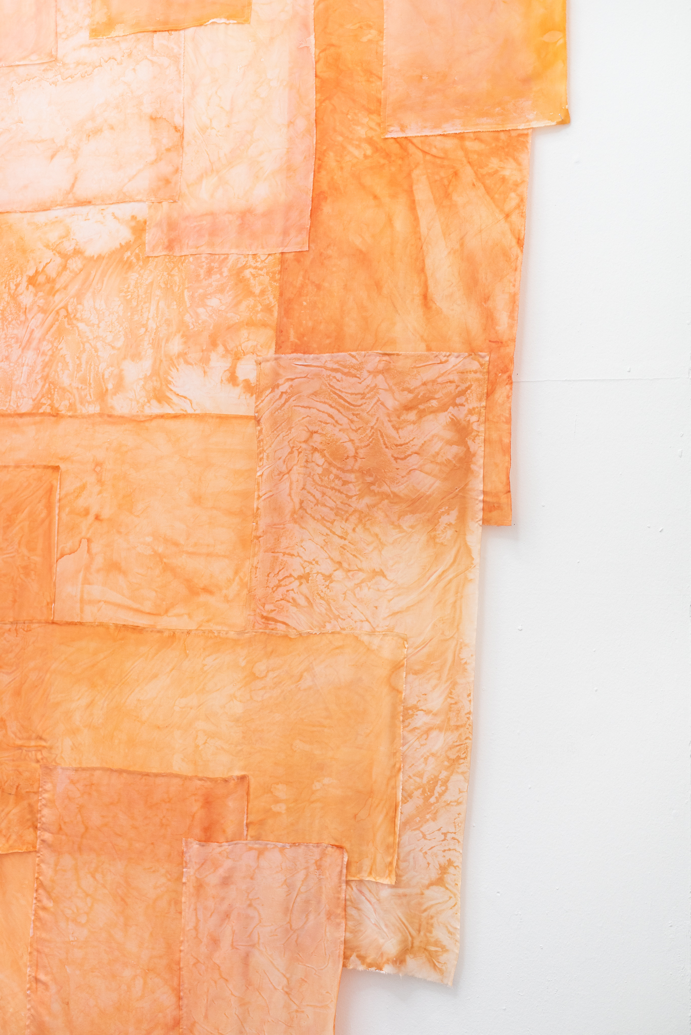 âDream skinâ patchwork, painted viscose, 2024.