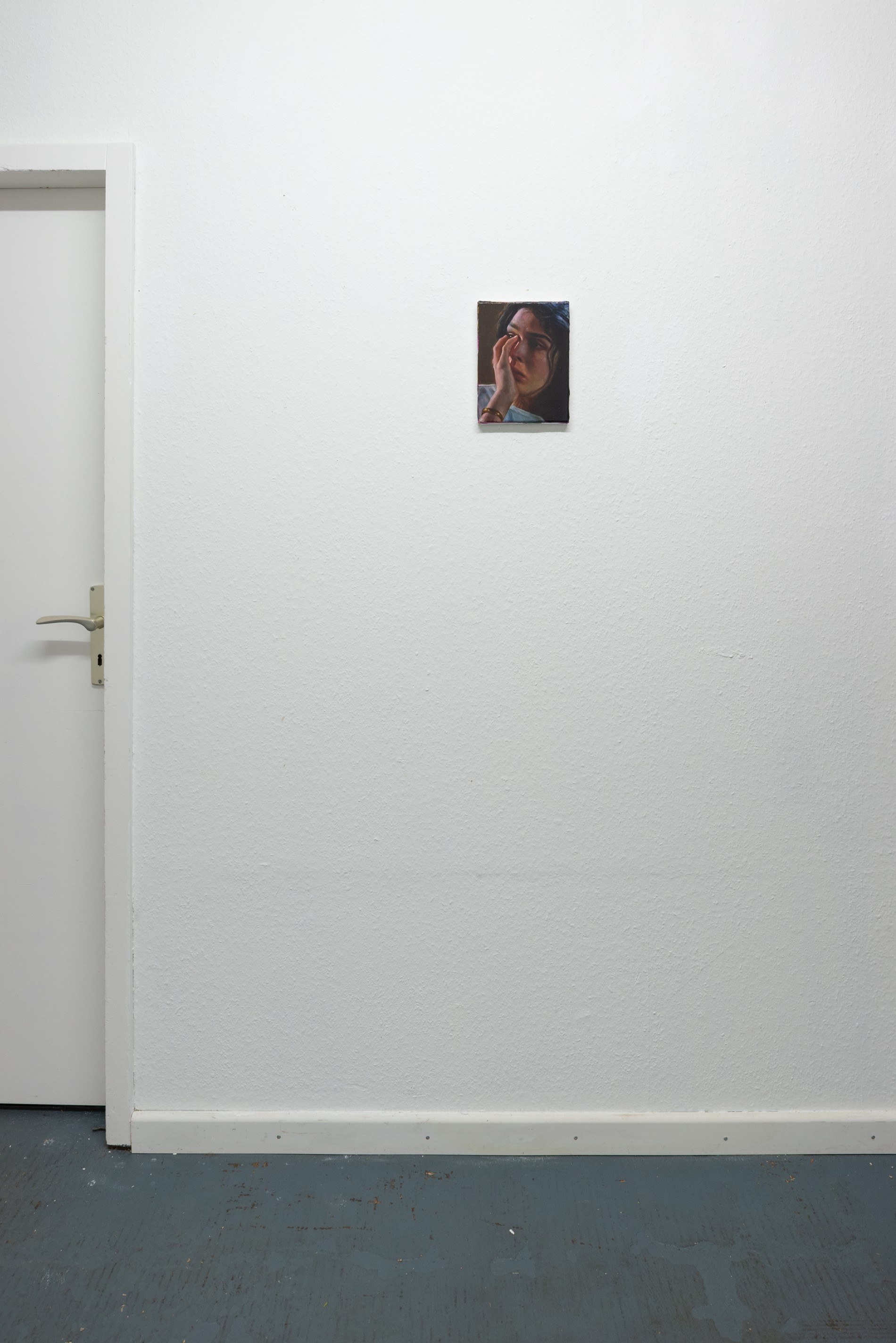 Annabelle Agbo Godeau, Installation view with Opera, 2024, oil on canvas, 24x18 cm  © The artist photo: Bernhard Adams