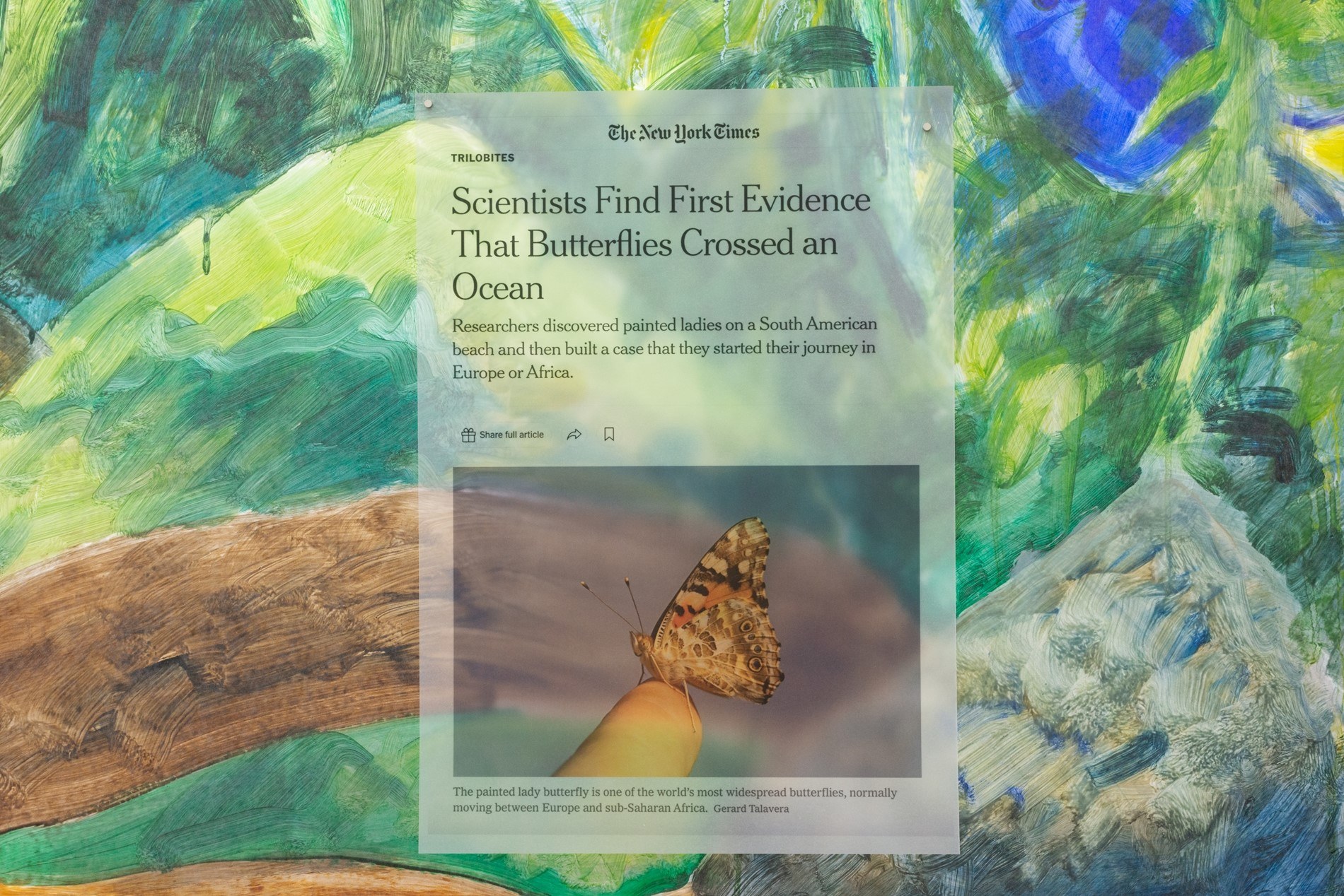 Annabelle Agbo Godeau, Installation view (detail), 2024  © The artist photo: Bernhard Adams