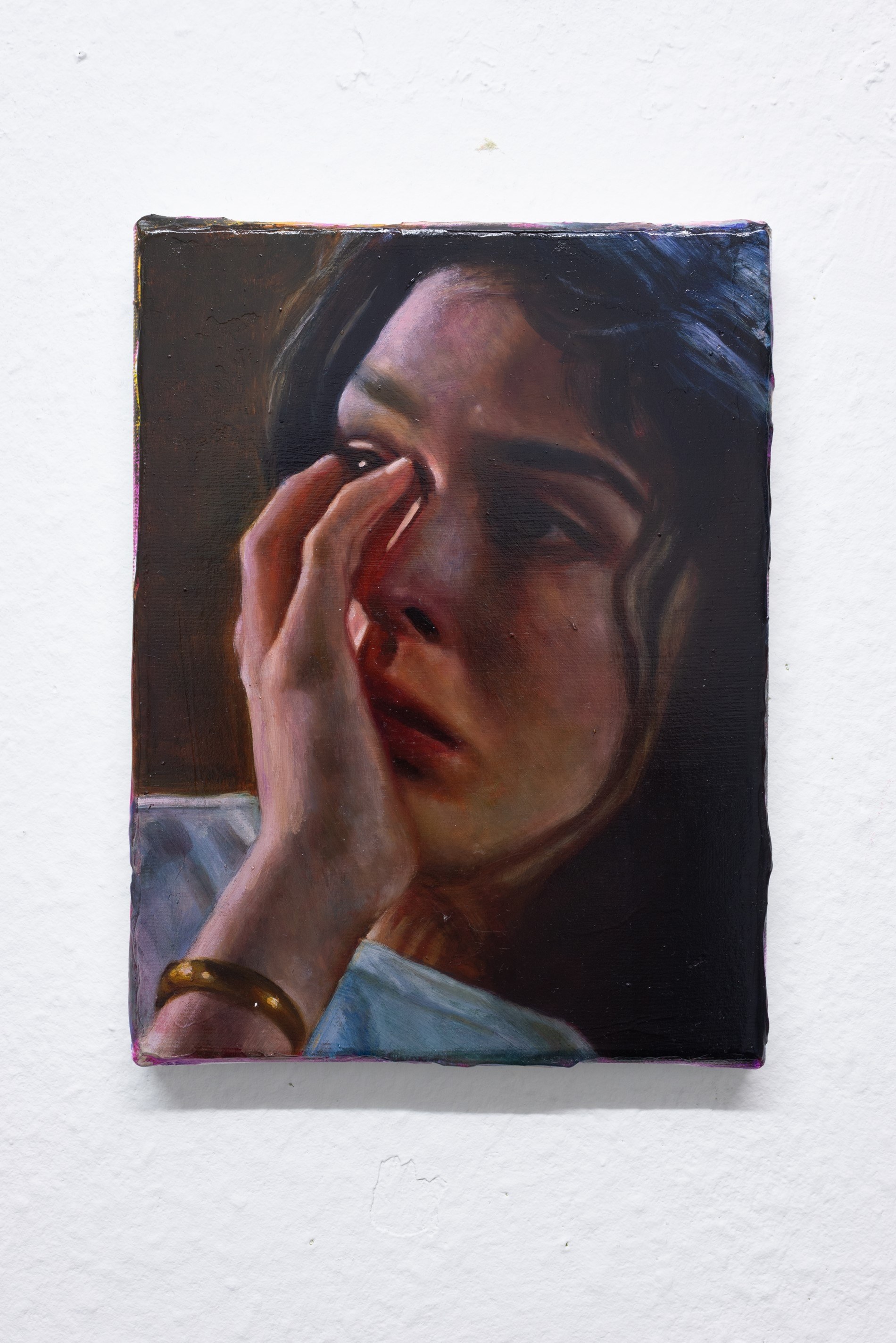 Agbo Godeau, Opera, 2024, oil on canvas, 24x18cm  © The artist photo: Bernhard Adams