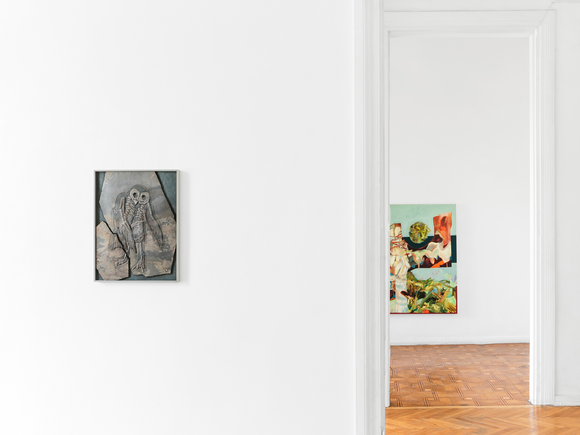 Installation View from the Group Exhibition 'Field for Prey' at Gallery Artbeat, Tbilisi, Georgia, 2024