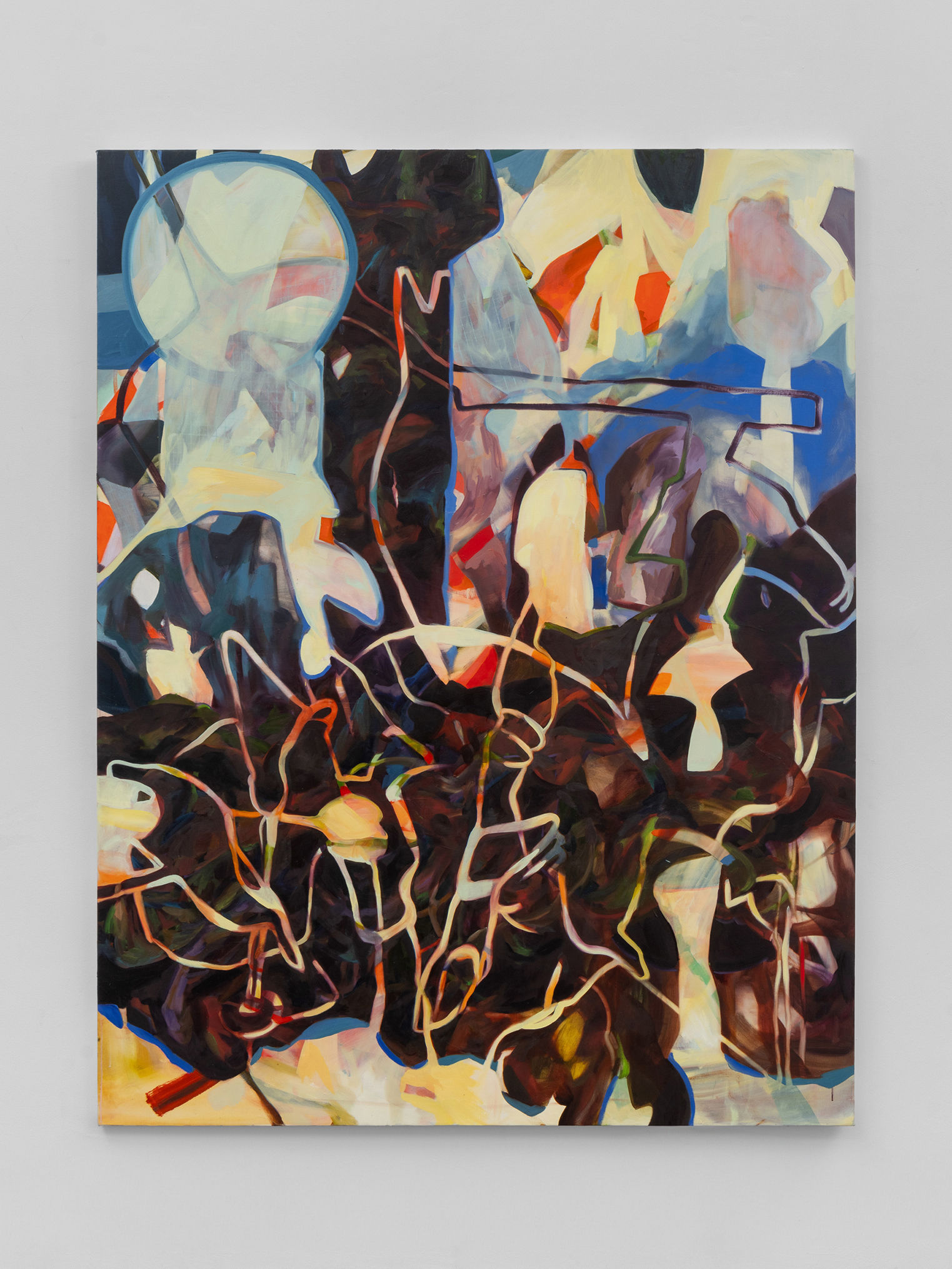 Nina Kintsurashvili, How Long is The Night, 2024, Oil on Canvas, 180x140 cm