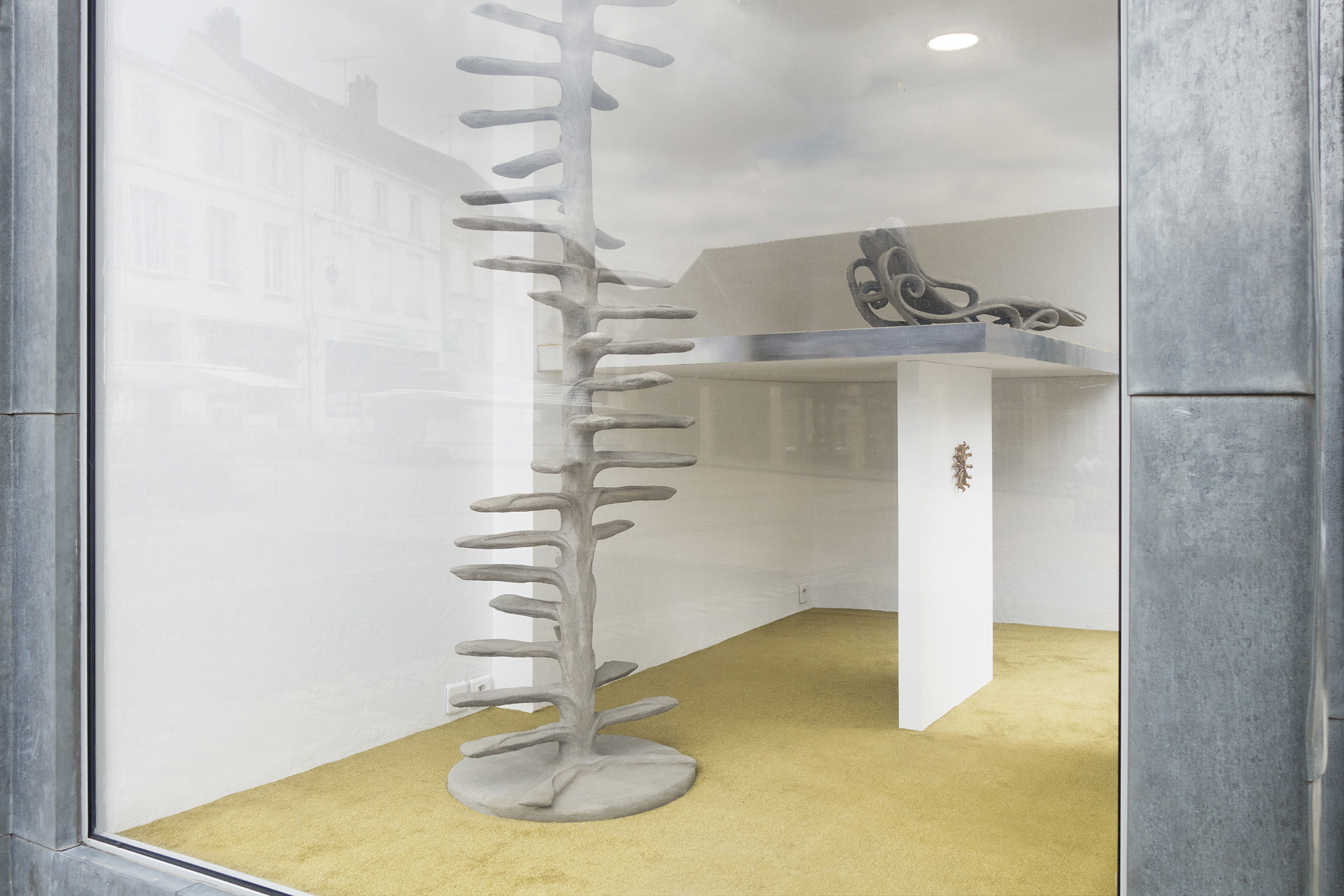 Exhibition view, Conjoined Cell(s), 2024, Xolo Cuintle, La borne, Poctb, Puiseaux