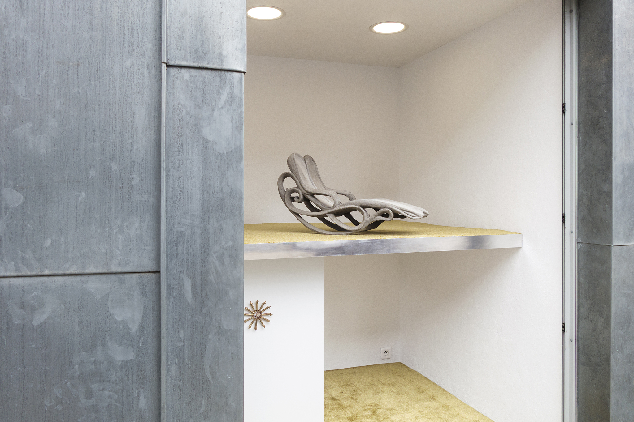 Exhibition view, Conjoined Cell(s), 2024, Xolo Cuintle, La borne, Poctb, Puiseaux
