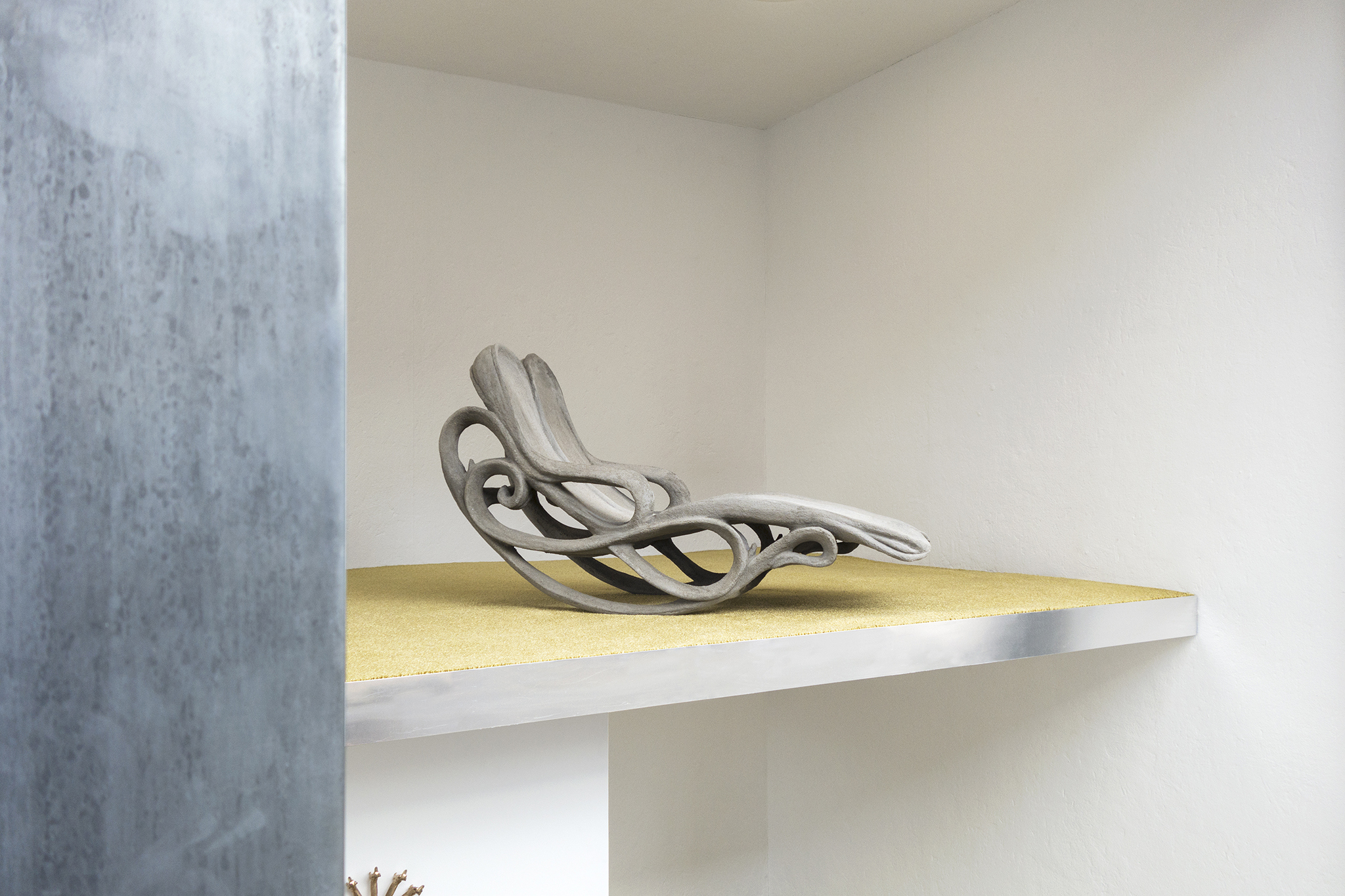 Exhibition view, Conjoined Cell(s), 2024, Xolo Cuintle, La borne, Poctb, Puiseaux