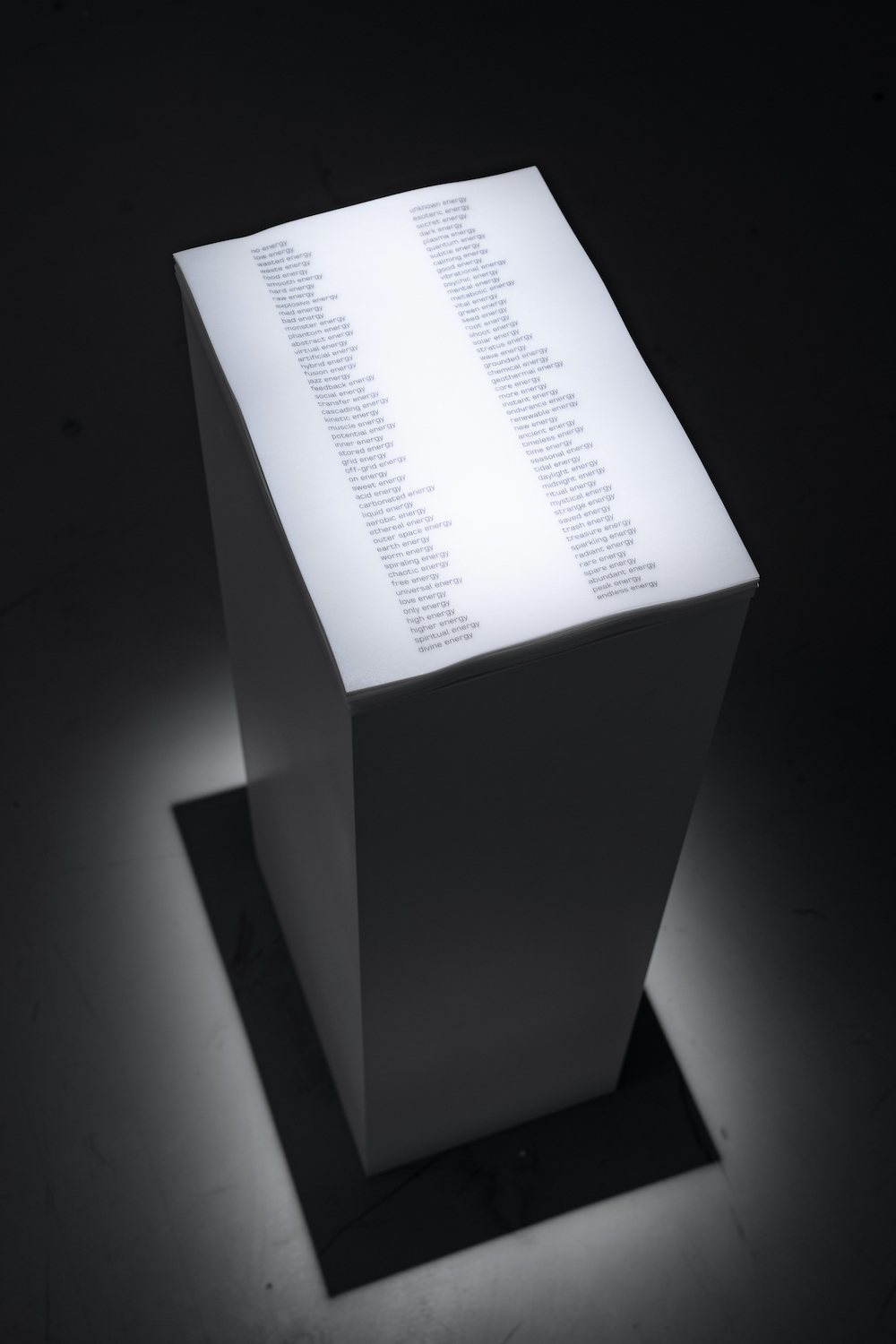 Jenna Sutela, Energy Poem, 2023 | Courtesy of max goelitz | Copyright of the artist | Photo: Dirk Tacke