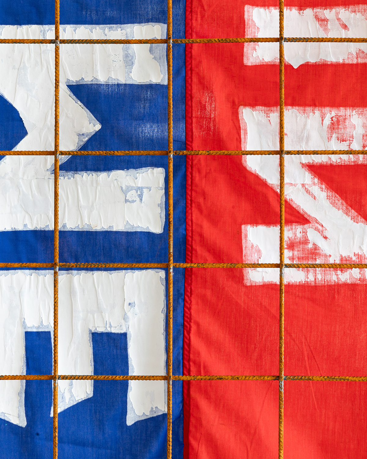 Exhibition view; Gaëlle Choisne, Temple of Love - To be Ascetic (Totalito), 2021, detail, CALM - Centre d'Art La Meute, Lausanne, Switzerland, 2024/Photo: Théo Dufloo/ Courtesy of the artist, Air de Paris and CALM - Centre d'Art La Meute.