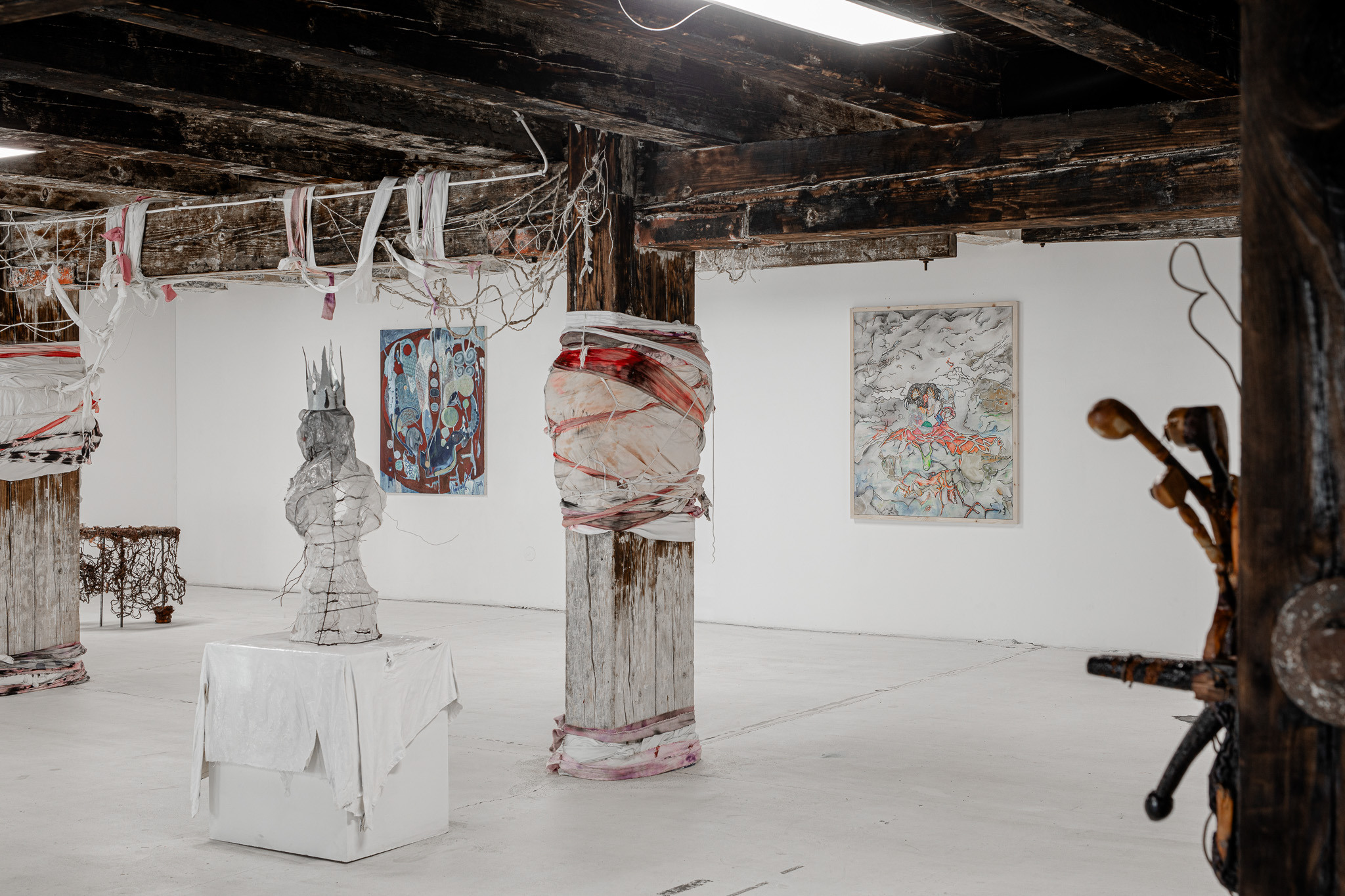 To the Bottom of the Goblet, 2024, exhibition view, Art Quarter Budapest