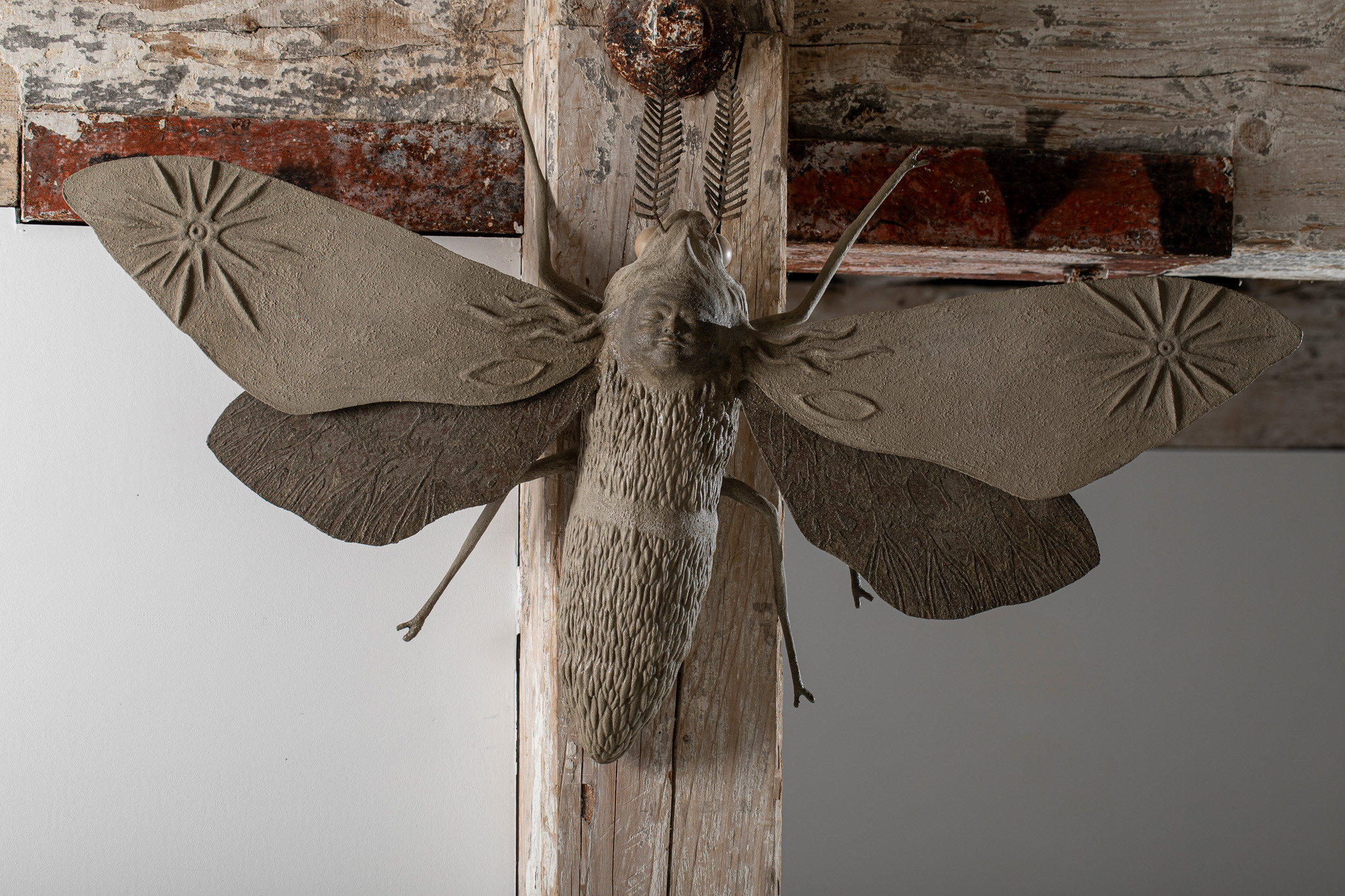 Karina Mendreczky & Katalin Kortmann Járay, The Moth, 2023; exhibition view from To the Bottom of the Goblet, Art Quarter Budapest