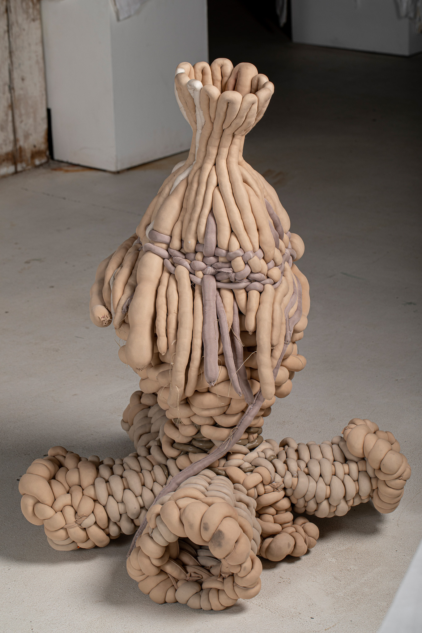 Dominik Styk, Basket, 2022; exhibition view from To the Bottom of the Goblet, Art Quarter Budapest