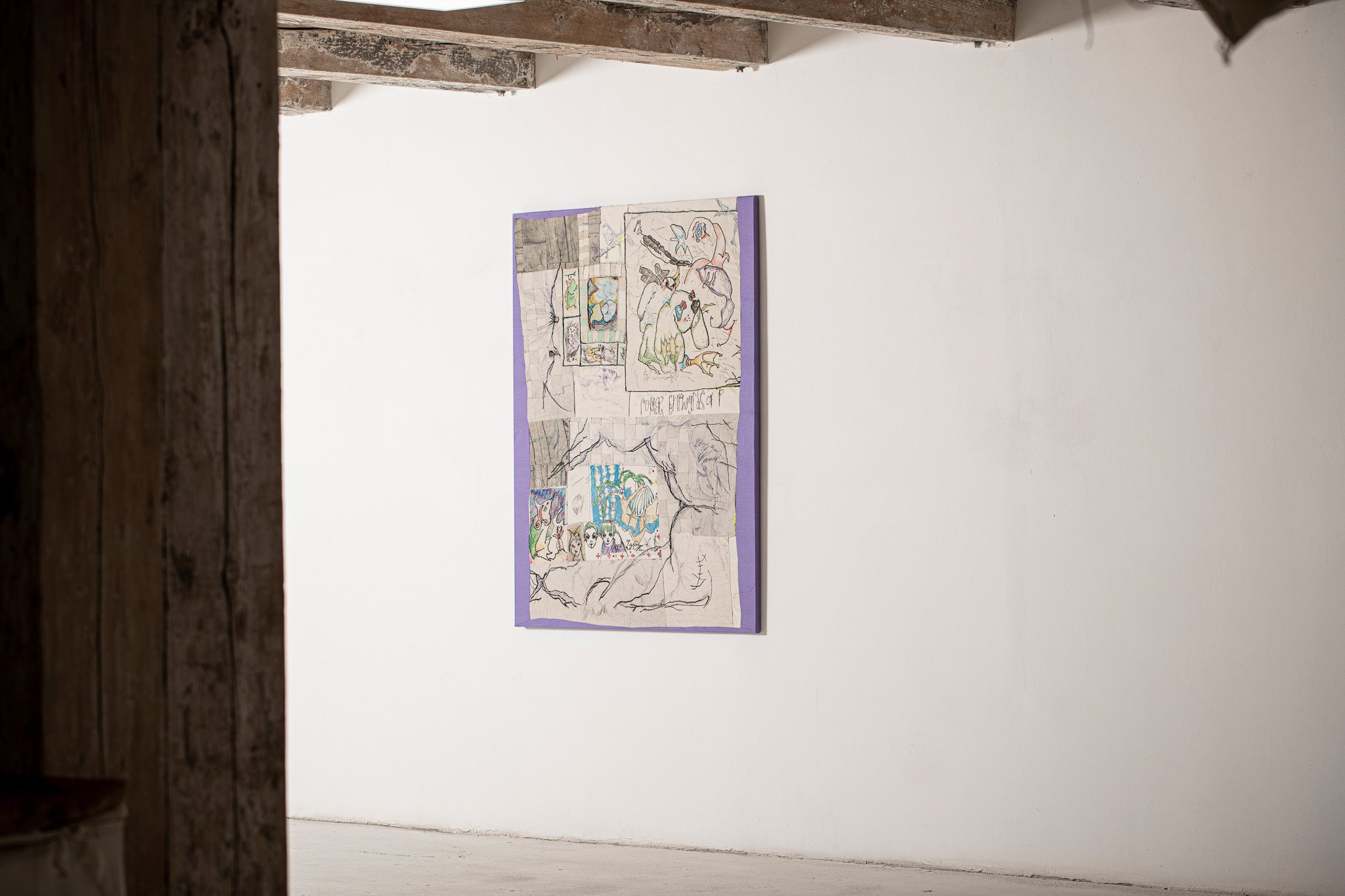 Bianka Chladek, Dashboard, 2022-24, ; exhibition view from To the Bottom of the Goblet, Art Quarter Budapest