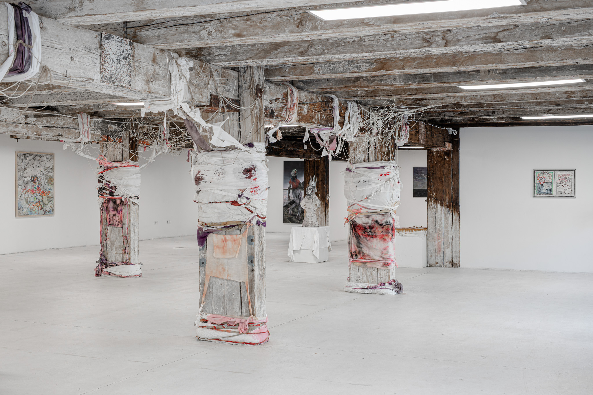 To the Bottom of the Goblet, 2024, exhibition view, Art Quarter Budapest