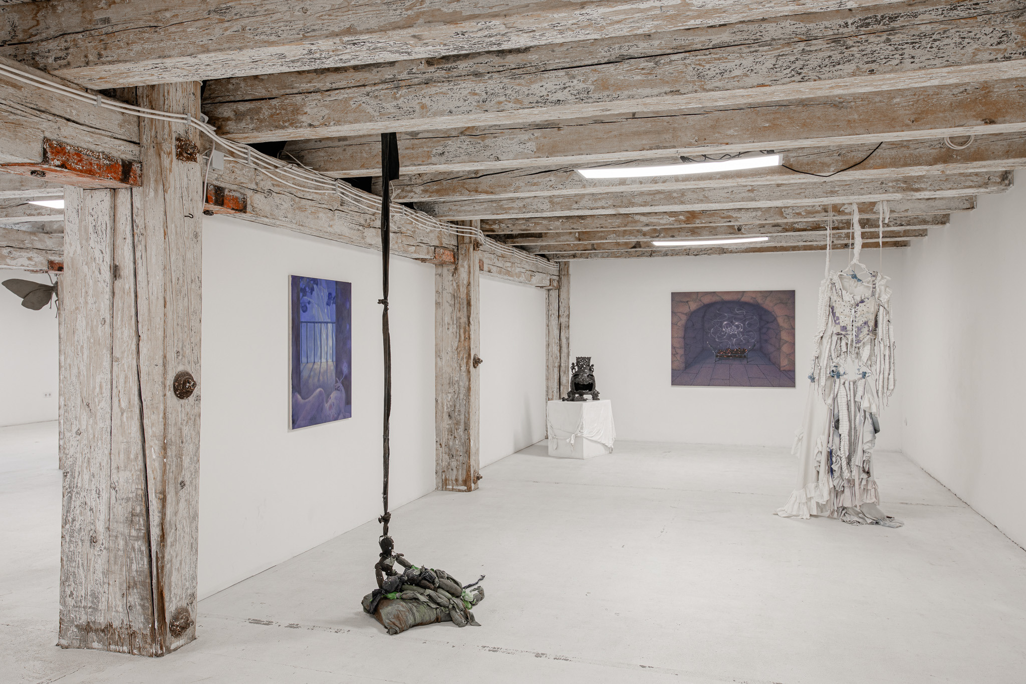 To the Bottom of the Goblet, 2024, exhibition view, Art Quarter Budapest