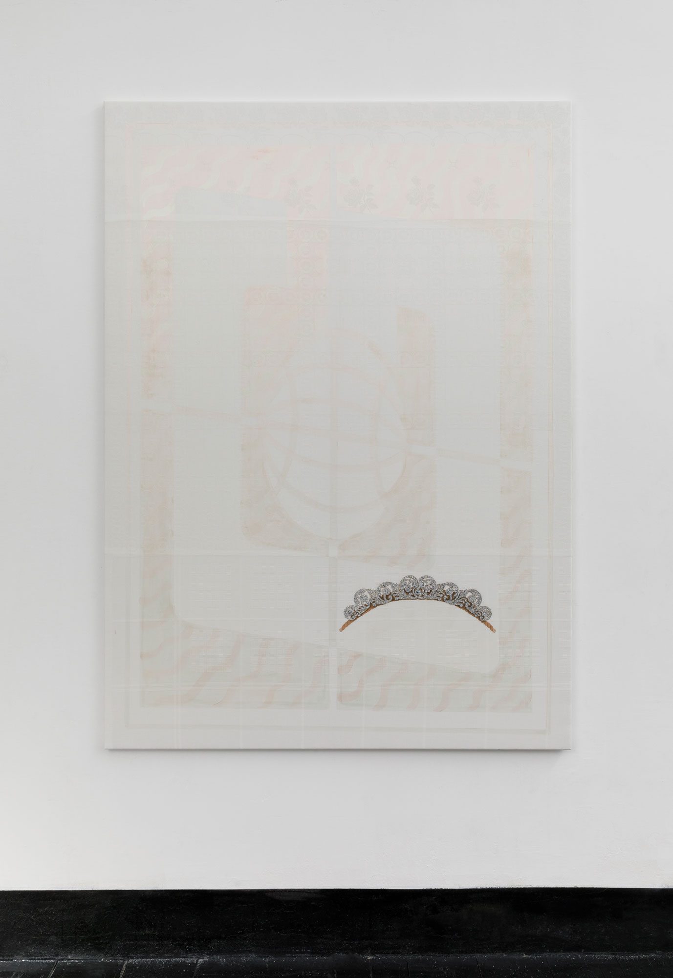Josefine Reisch, Shine bright... tonight, 2023, Oil and acrylic on cotton damask