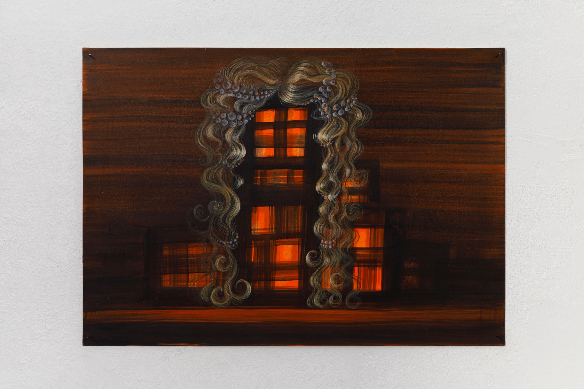 Kinke Kooi, Let me comfort you, 2007, acrylic on paper