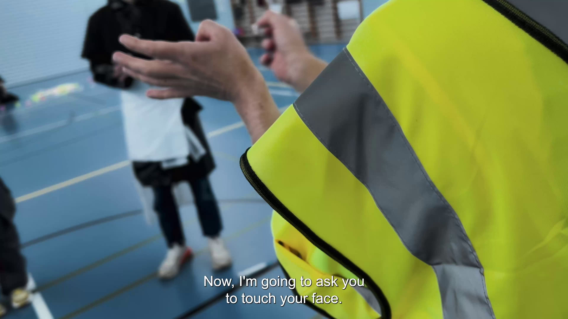 GYM, 2024, HD video, color, sound, 22 min (Still)
