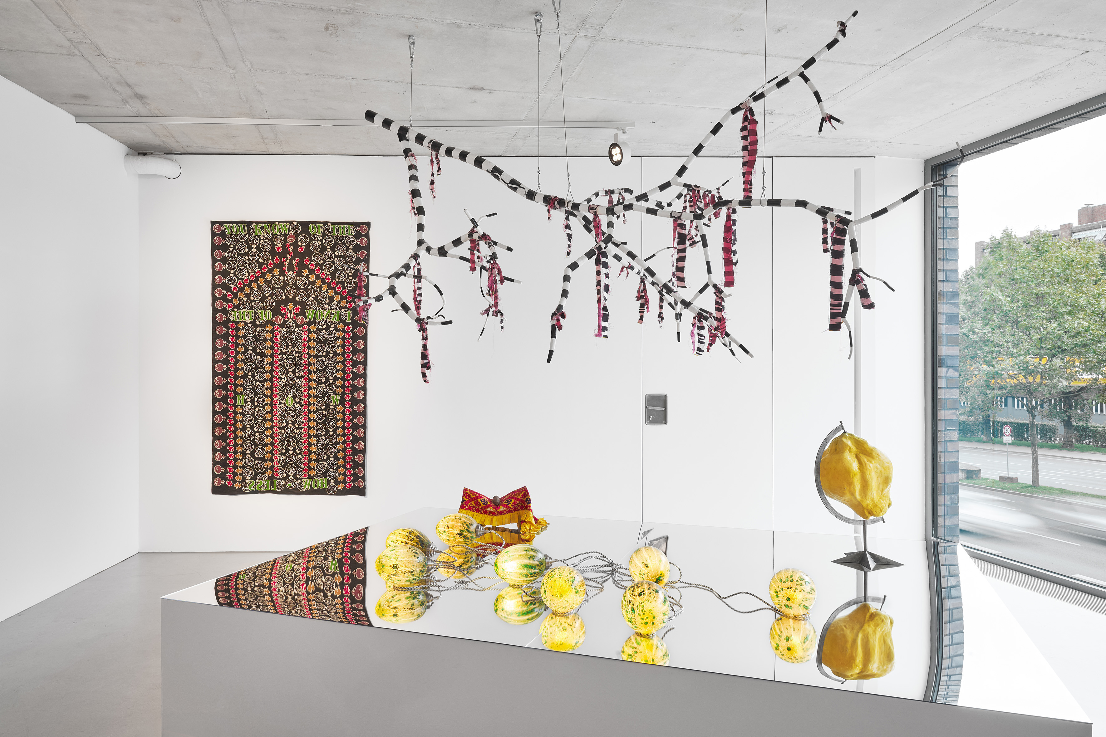 Slavs and Tatars, âNot Moscow not Meccaâ, 2012 exhibition view âSchlaraffenlandâ, Dortmunder Kunstverein, 2024, Photo: Mareike Tocha Courtesy: the artist, Kraupa-Tuskany Zeidler, Berlin