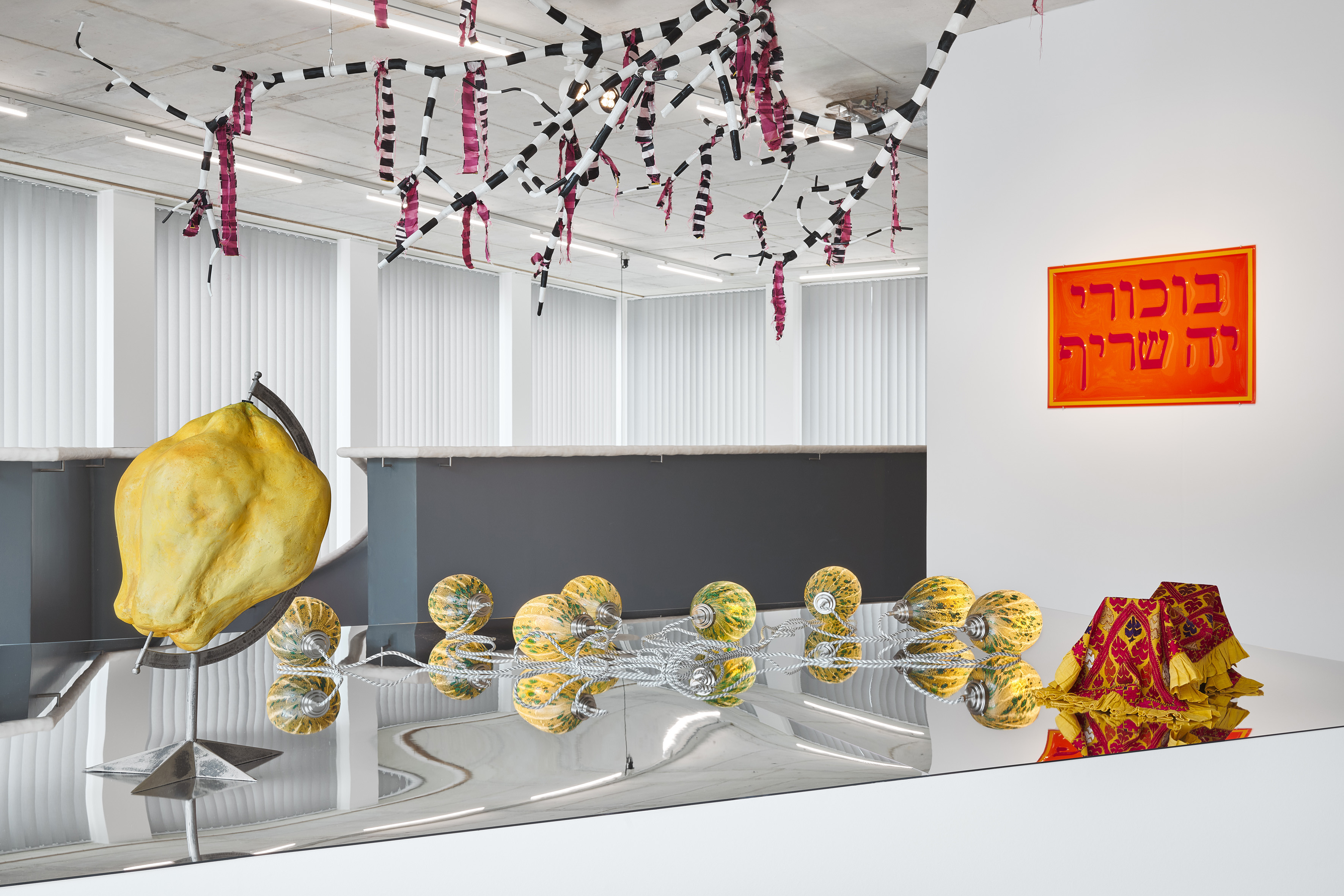 Slavs and Tatars, âNot Moscow not Meccaâ, 2012 exhibition view âSchlaraffenlandâ, Dortmunder Kunstverein, 2024, Photo: Mareike Tocha Courtesy: the artist, Kraupa-Tuskany Zeidler, Berlin