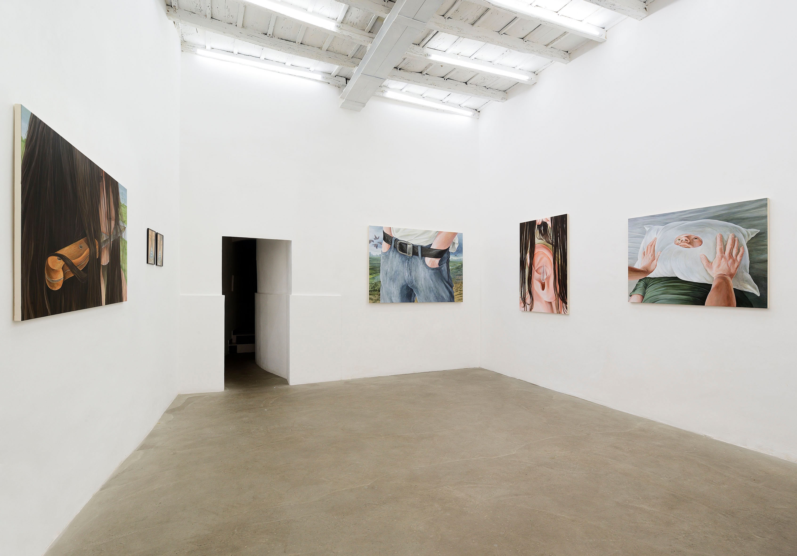 Alicja Pakosz, Fight, Flight, Freeze, Friend, 2024, installation view at ADA, Rome