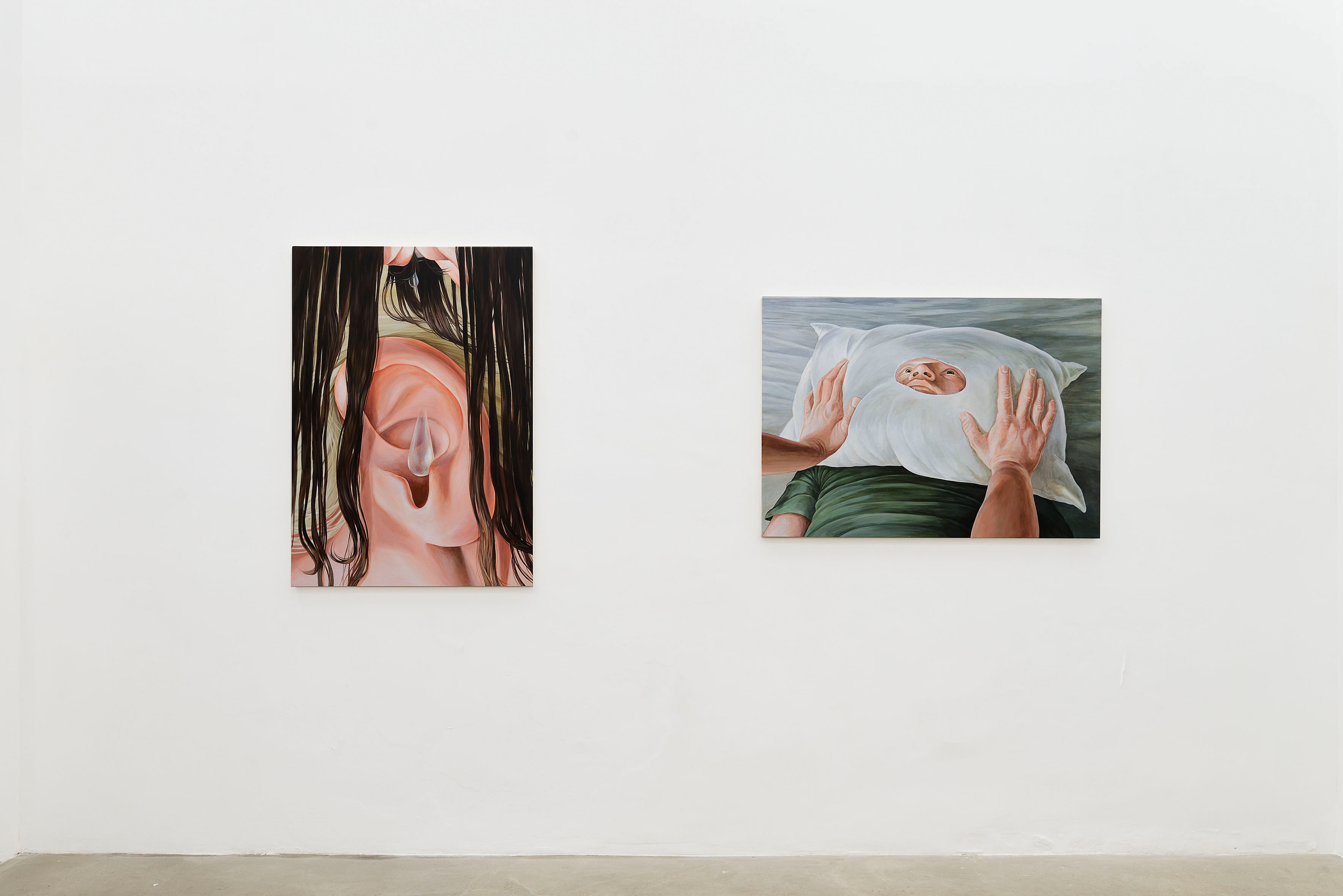 Alicja Pakosz, Fight, Flight, Freeze, Friend, 2024, installation view at ADA, Rome