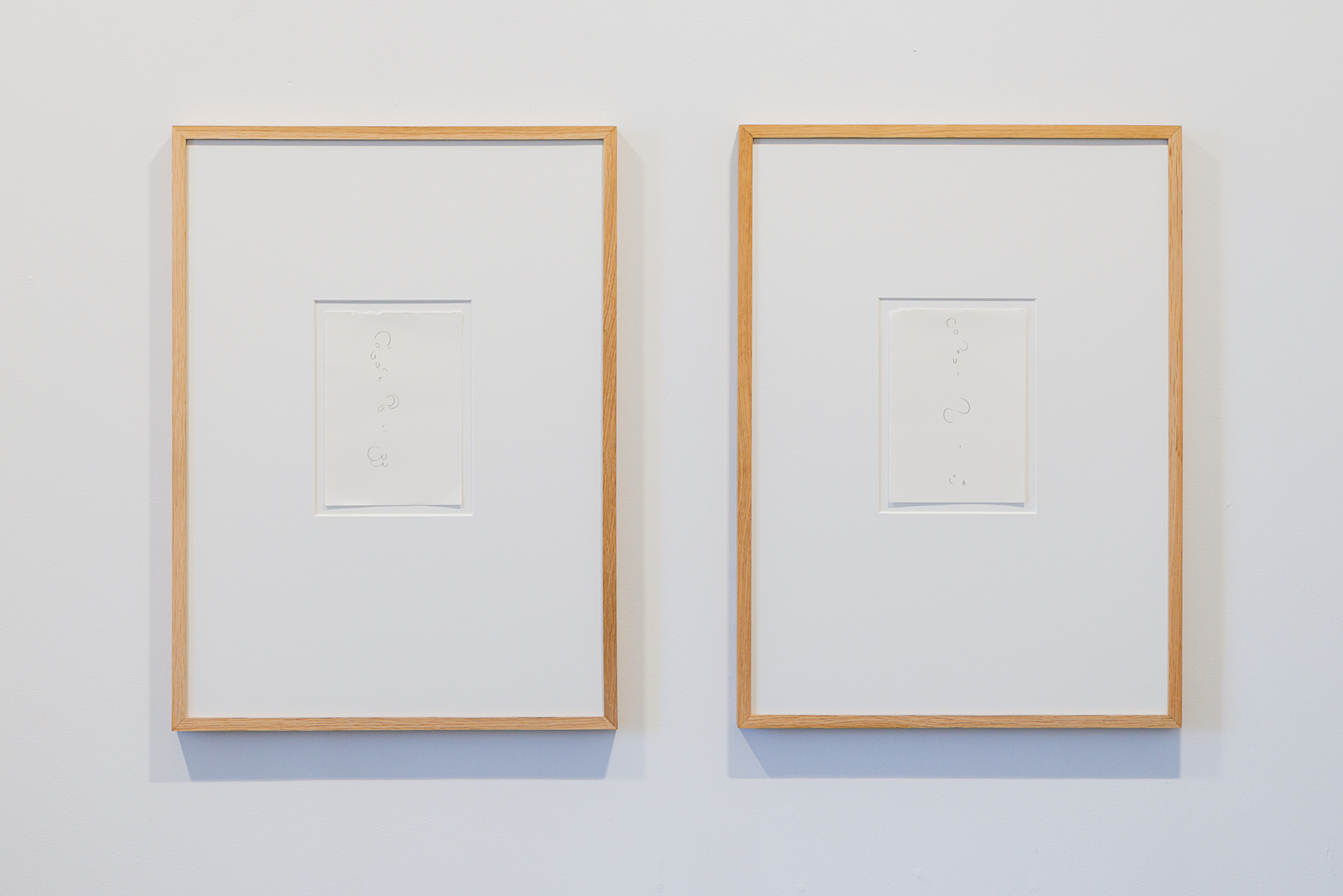 Untitled ( figure study) (#1 and #2), (2024), Graphite on paper. Courtesy of the artist and Norwegian Sculptors Society