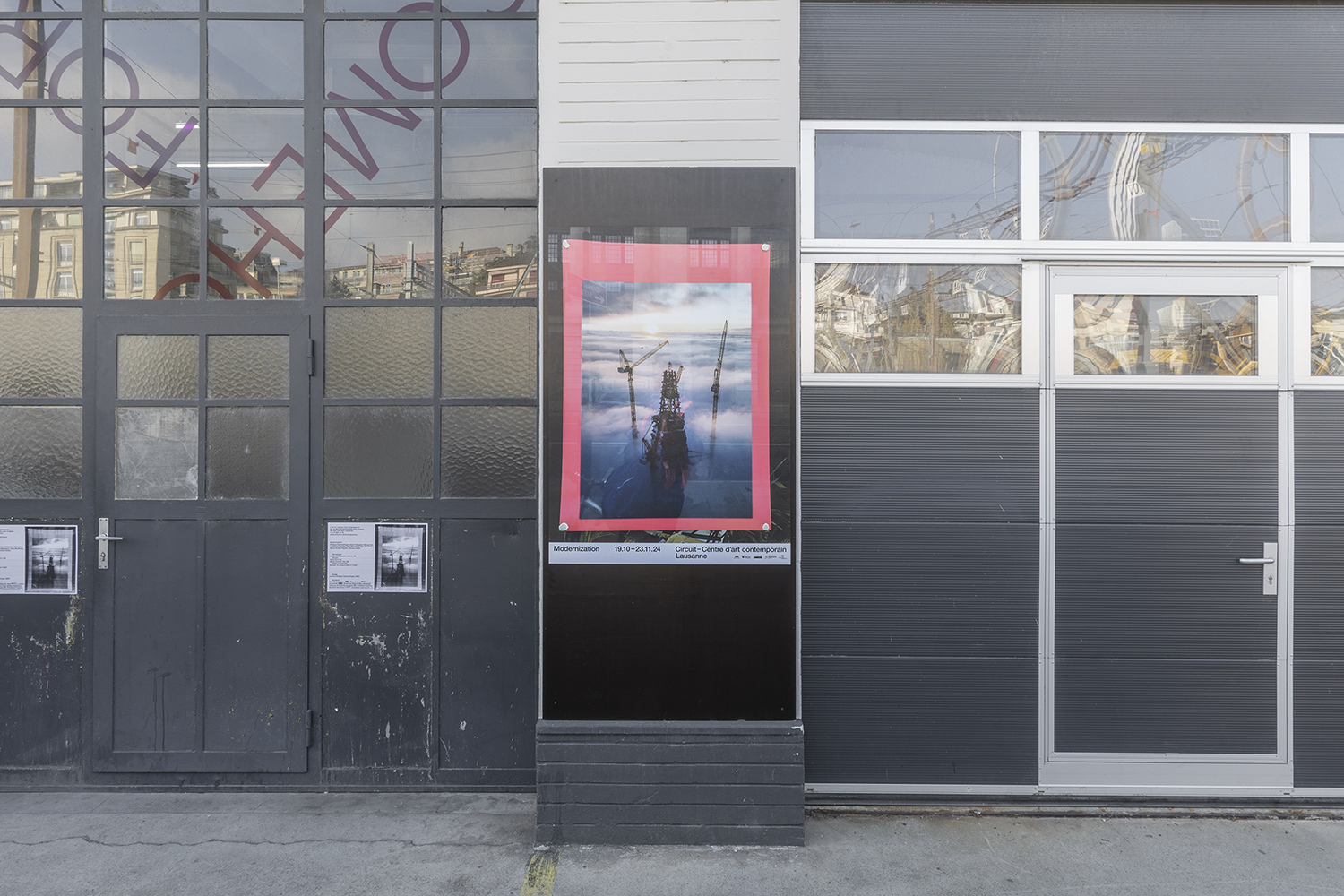 Philippe Daerendinger, Modernization, 2024, exhibition poster F4, Éditions Circuit, 2024