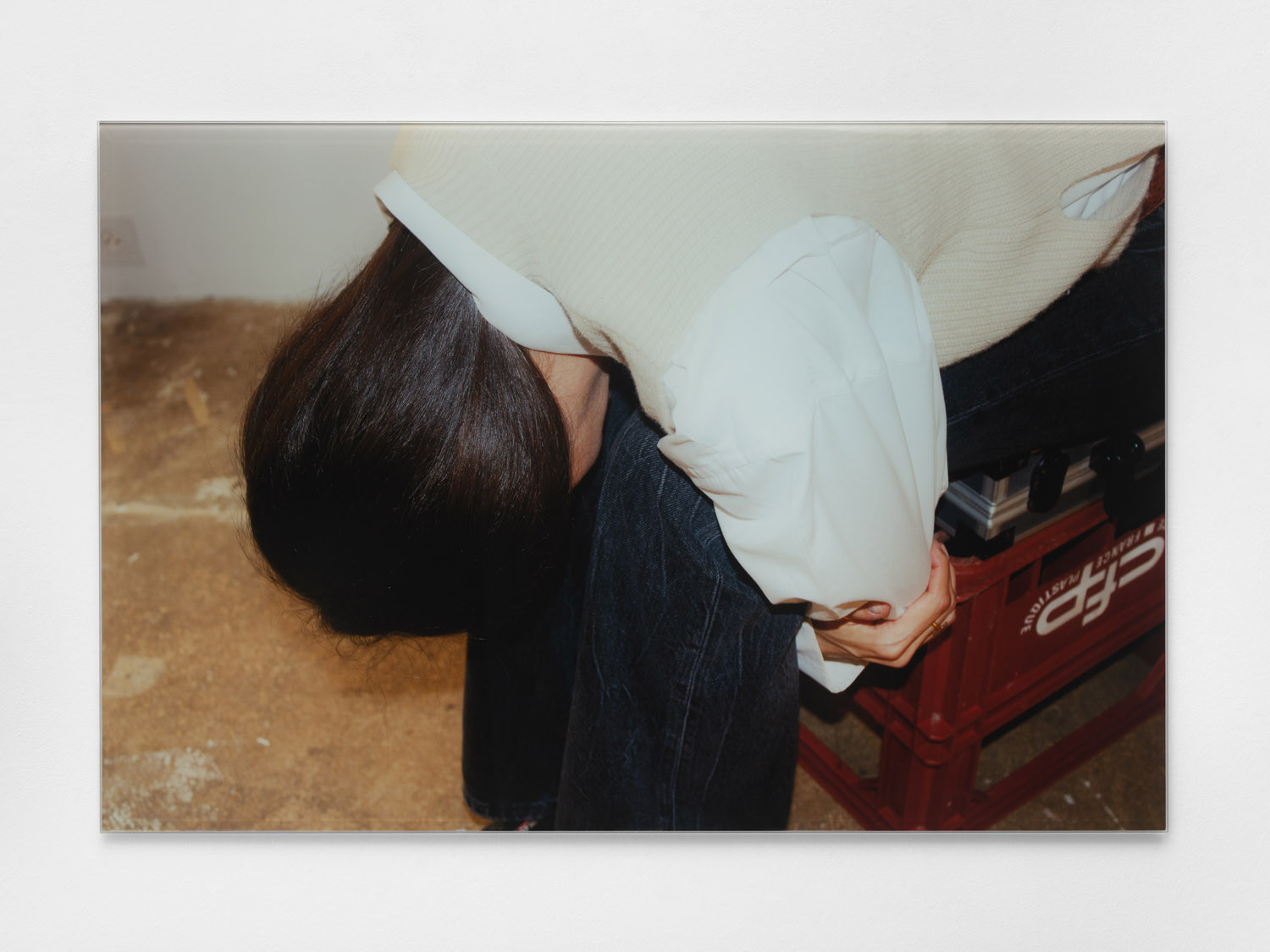 Lena Marie Emrich, Brace, Brace (Bianca), 2024 Photo mounted on security glass with crystal finish, 60 x 90 cm, Edition of3