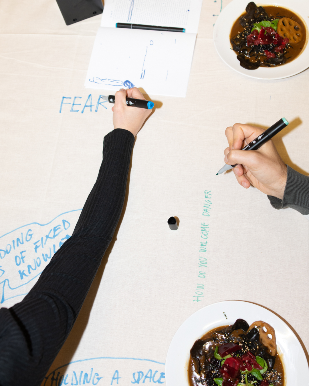 Angelina Nonaj, How can we live together?. 2024, convivial lunch and workshop