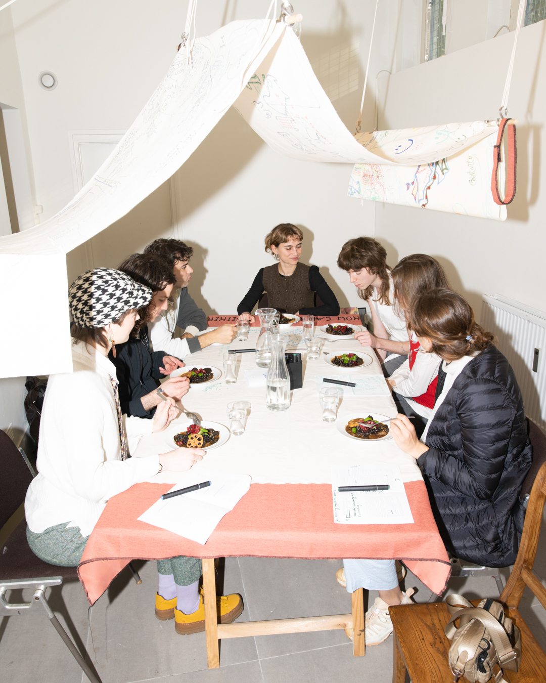 Angelina Nonaj, How can we live together?. 2024, convivial lunch and workshop