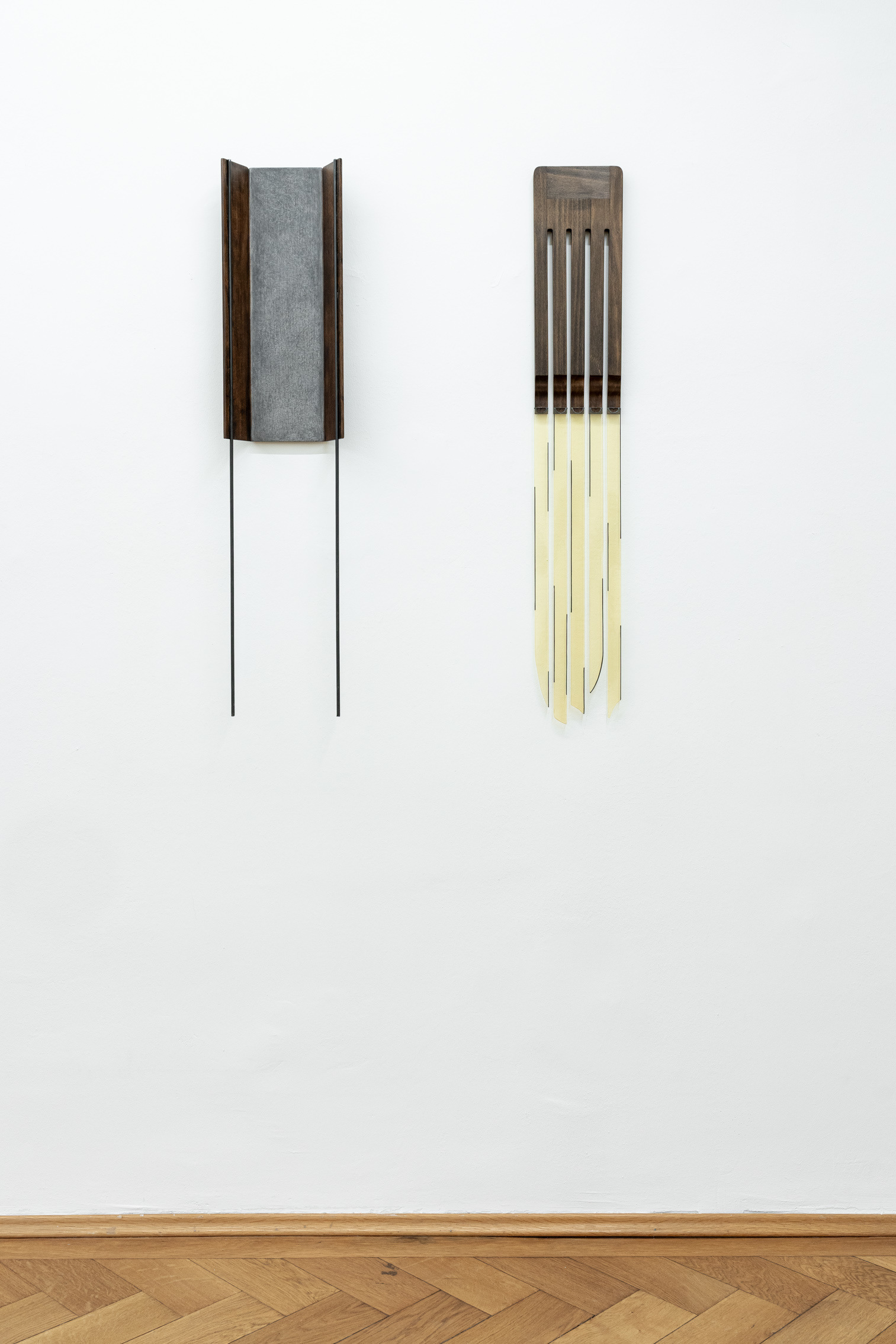 Installation view, "Footfalls" (Niamh O'Malley), Britta Rettberg Munich, 2024
