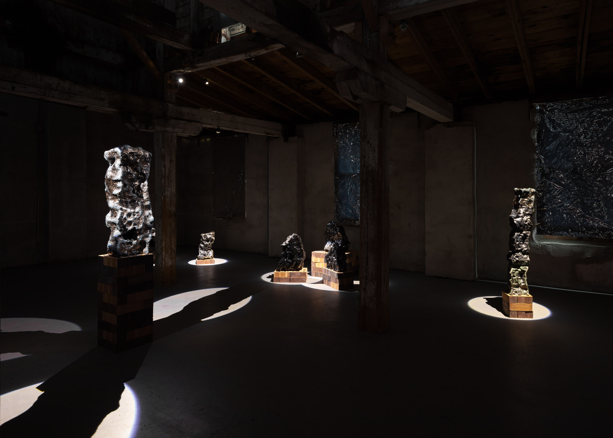 Installation View of "Memories of the Mountain," Studio Pararaum at the Visual Arts Centre of Clarington, 2024.