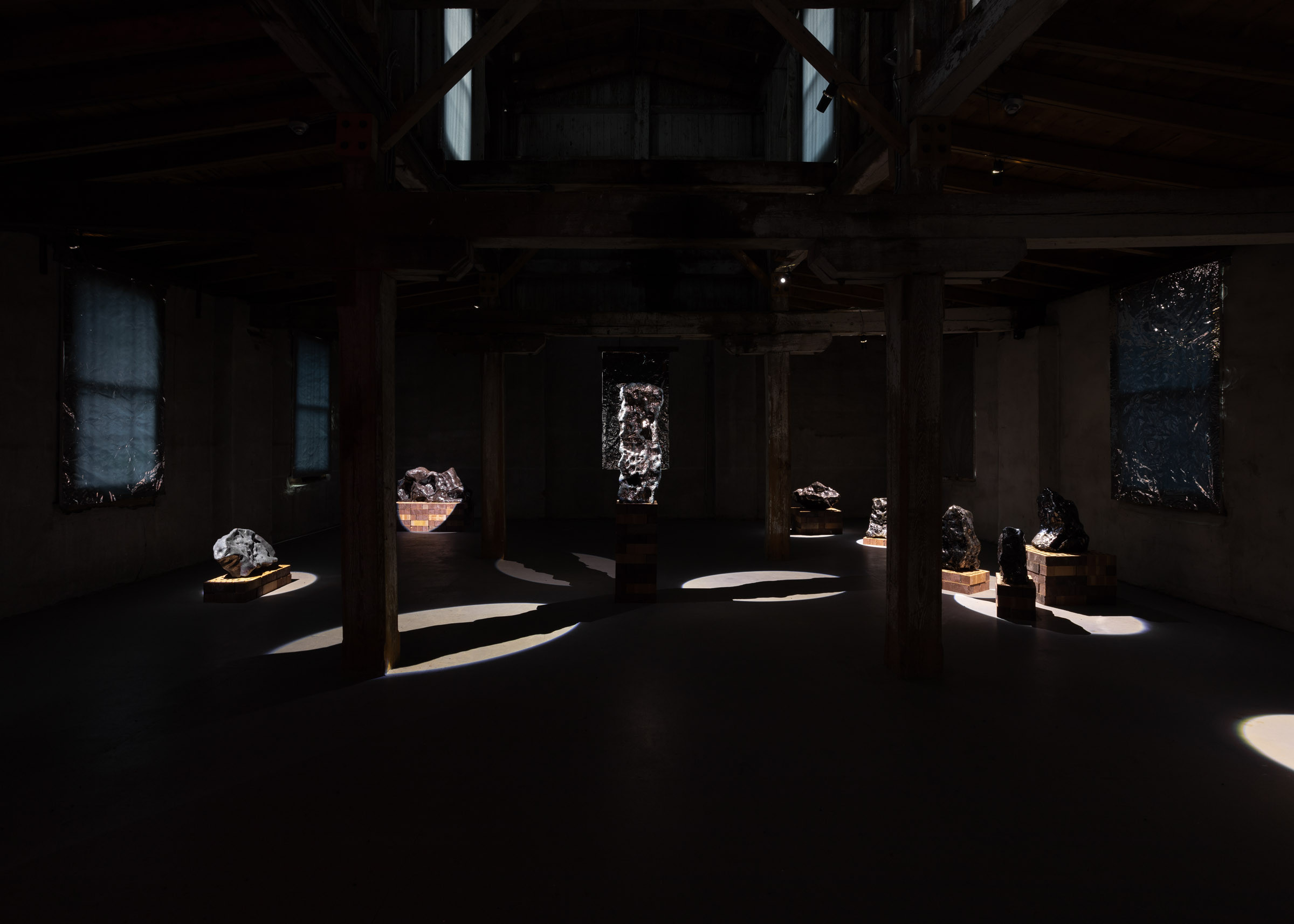 Installation View of "Memories of the Mountain," Studio Pararaum at the Visual Arts Centre of Clarington, 2024.